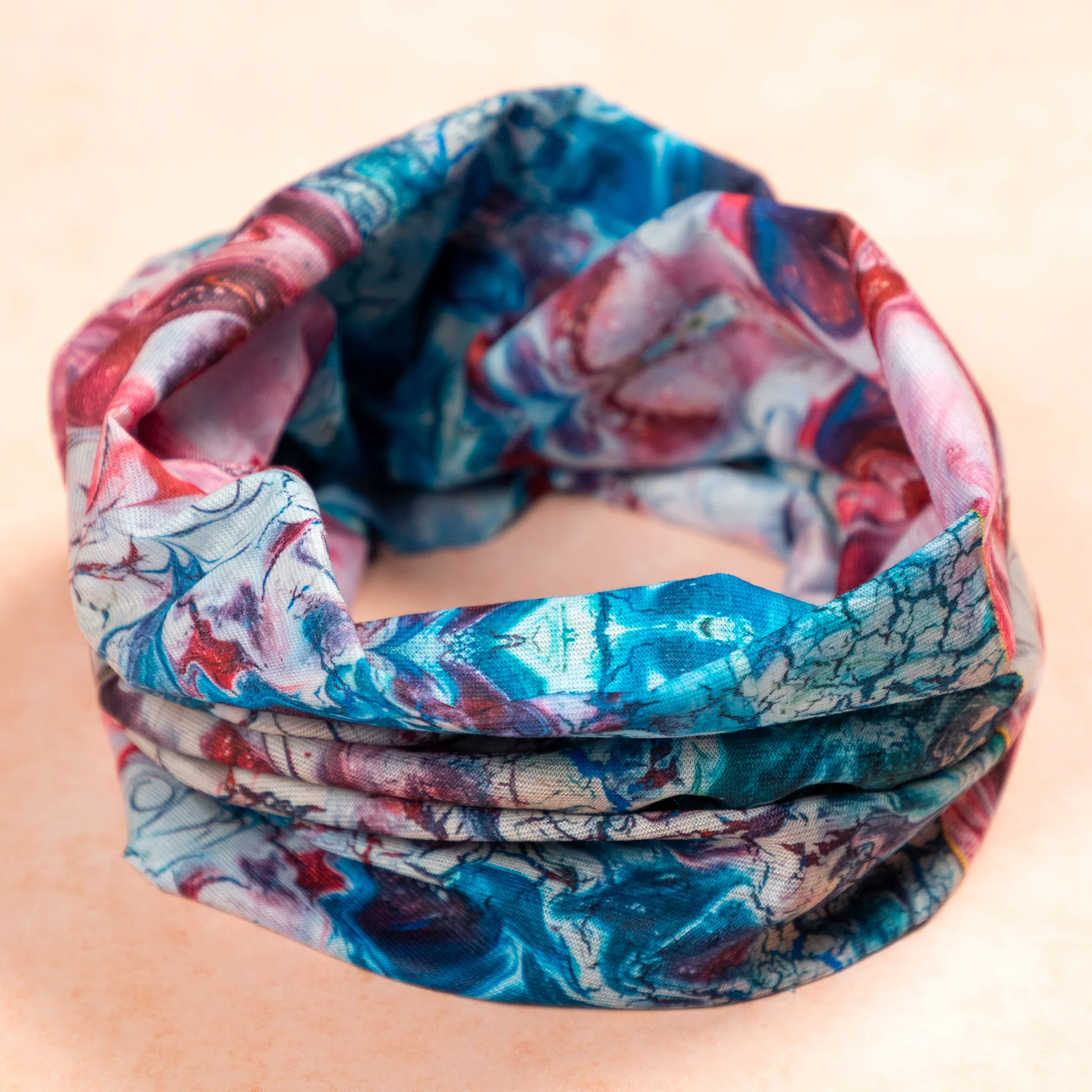 Colorful Print Lightweight Neck Warmer - Image 14
