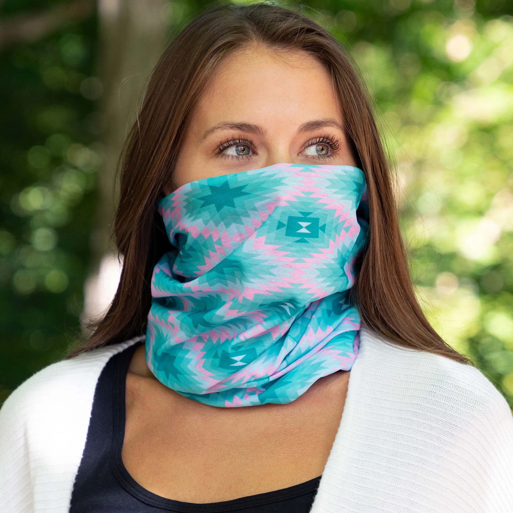 Colorful Print Lightweight Neck Warmer - Image 6