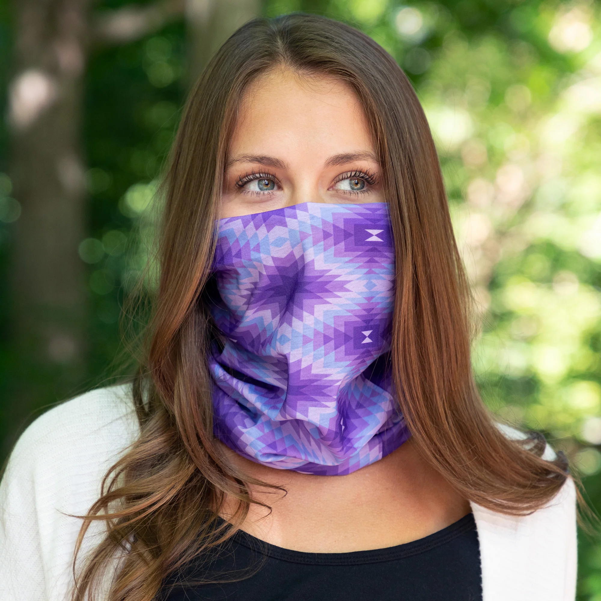 Colorful Print Lightweight Neck Warmer - Image 9