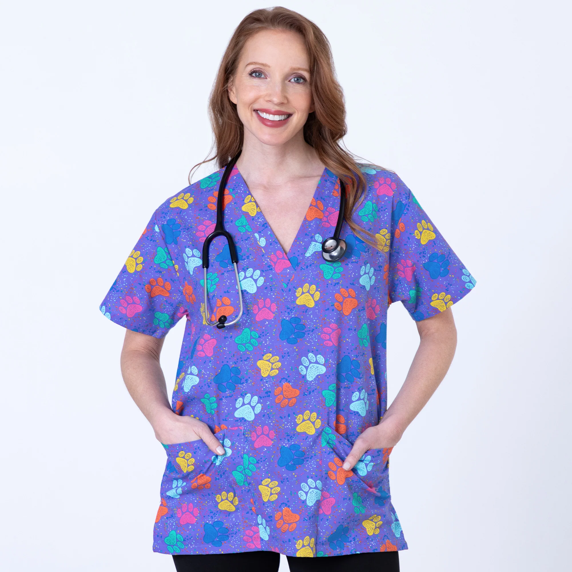 Pawsitivley Lovely Scrub Top - Image 5