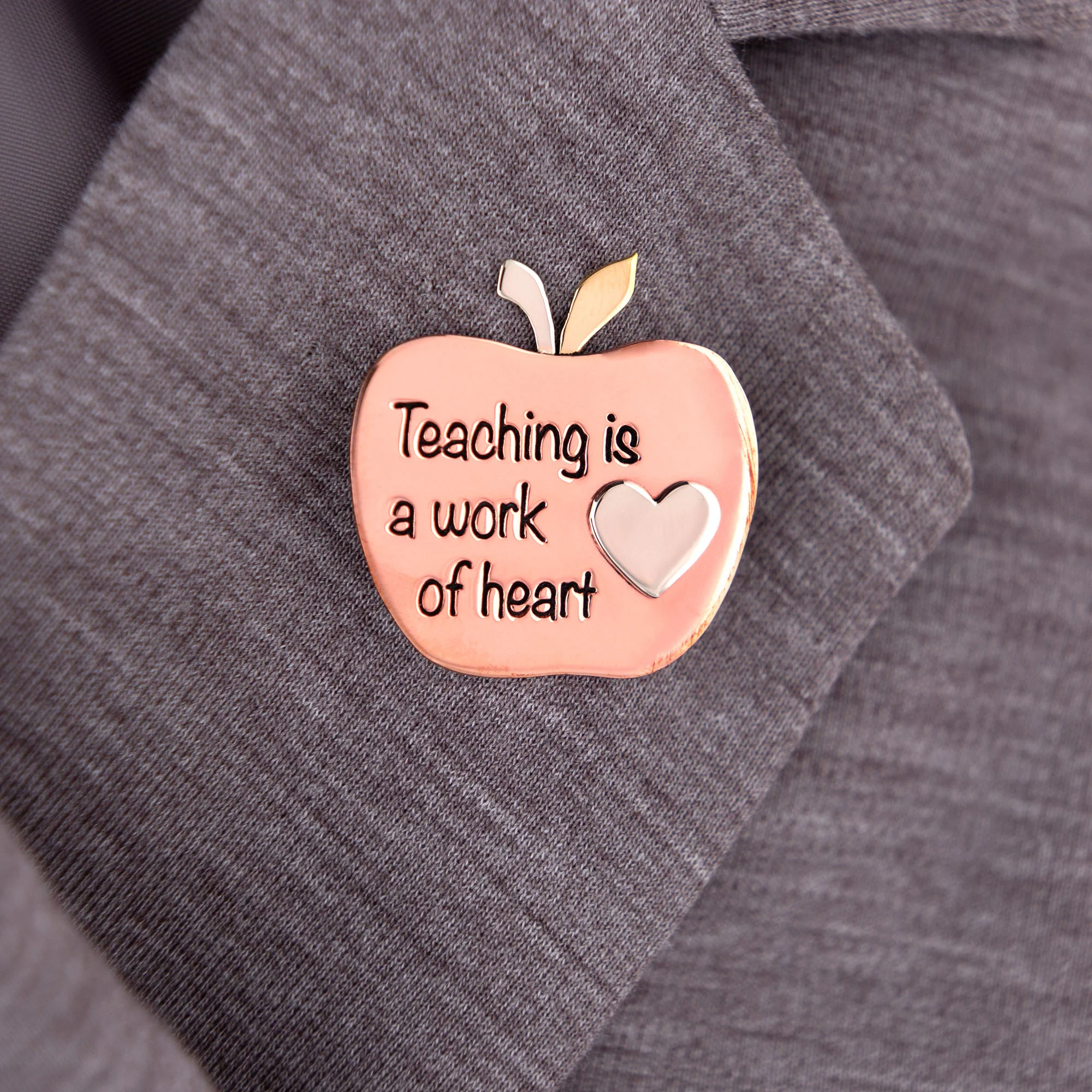 Work of Heart Teacher Appreciation Pin