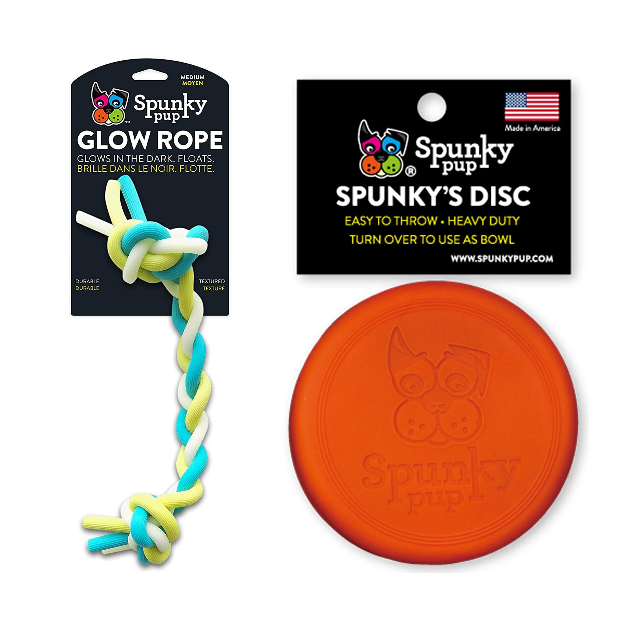 Spunky Pup Rope & Disc Toys - Image 4