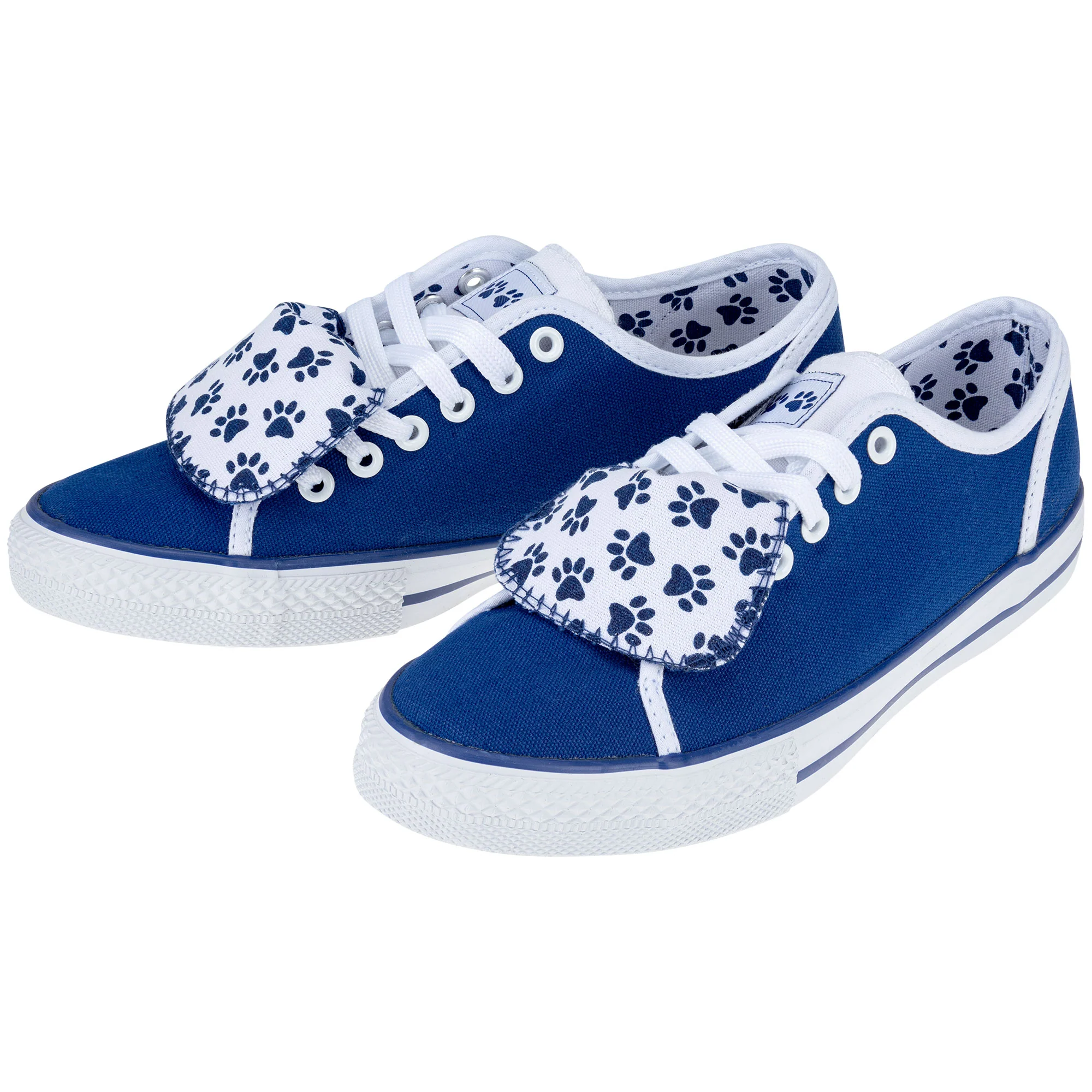 Women's Paw Print Low Top Shoes - Image 8