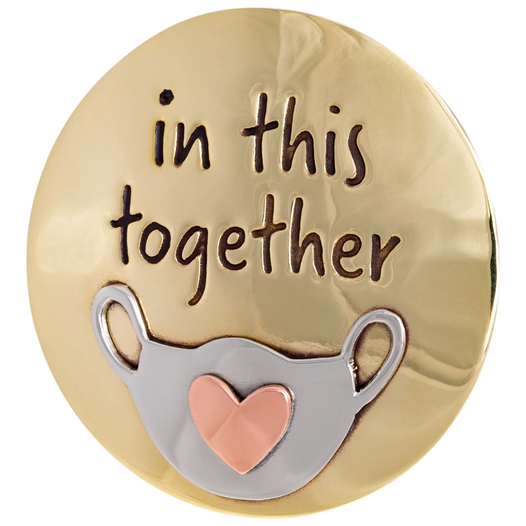 In This Together Mixed Metal Pin - Image 3