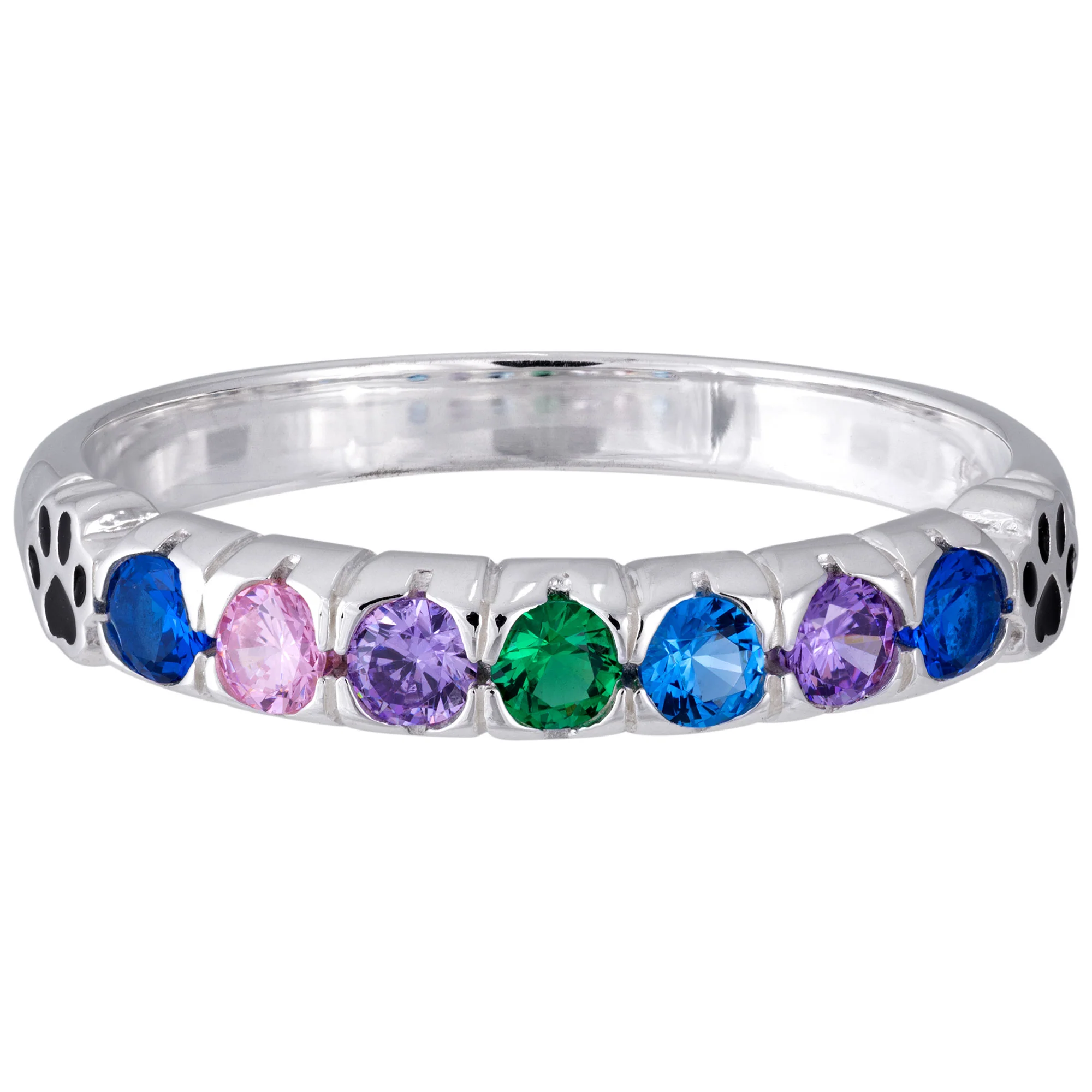 Rainbow Bridge Sterling Silver Ring - Image 2