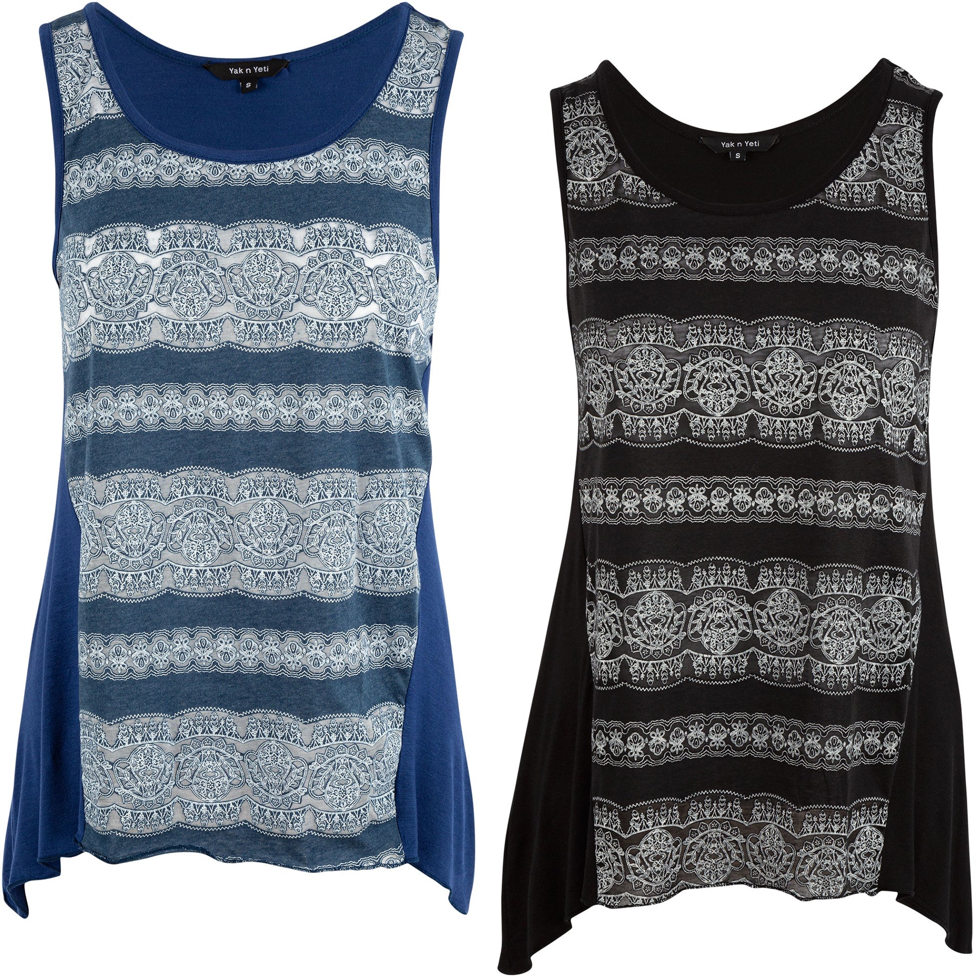 Lace Print Sleeveless Tunic - Image 6