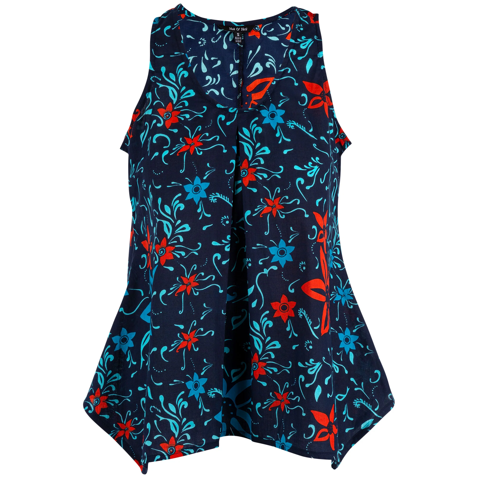 On Point Floral Sleeveless Tunic - Image 3