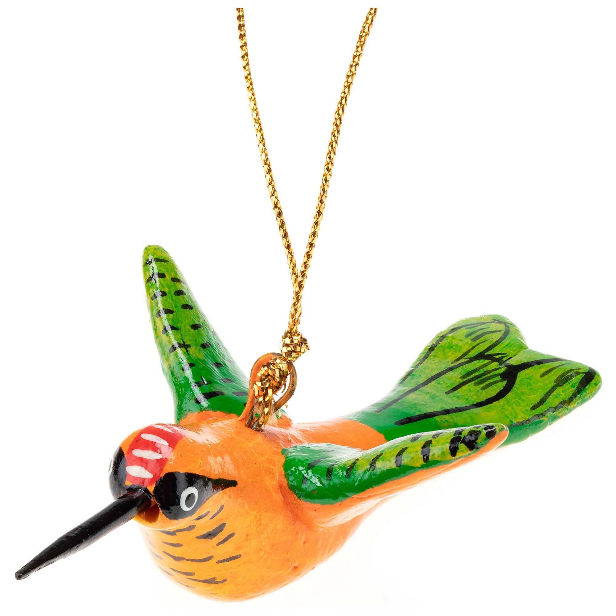 Hand-Painted Hummingbird Ornament - Image 2