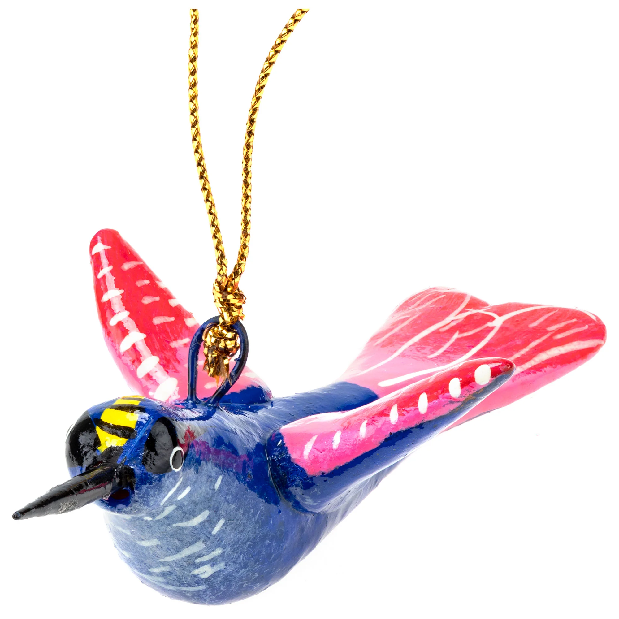 Hand-Painted Hummingbird Ornament - Image 3