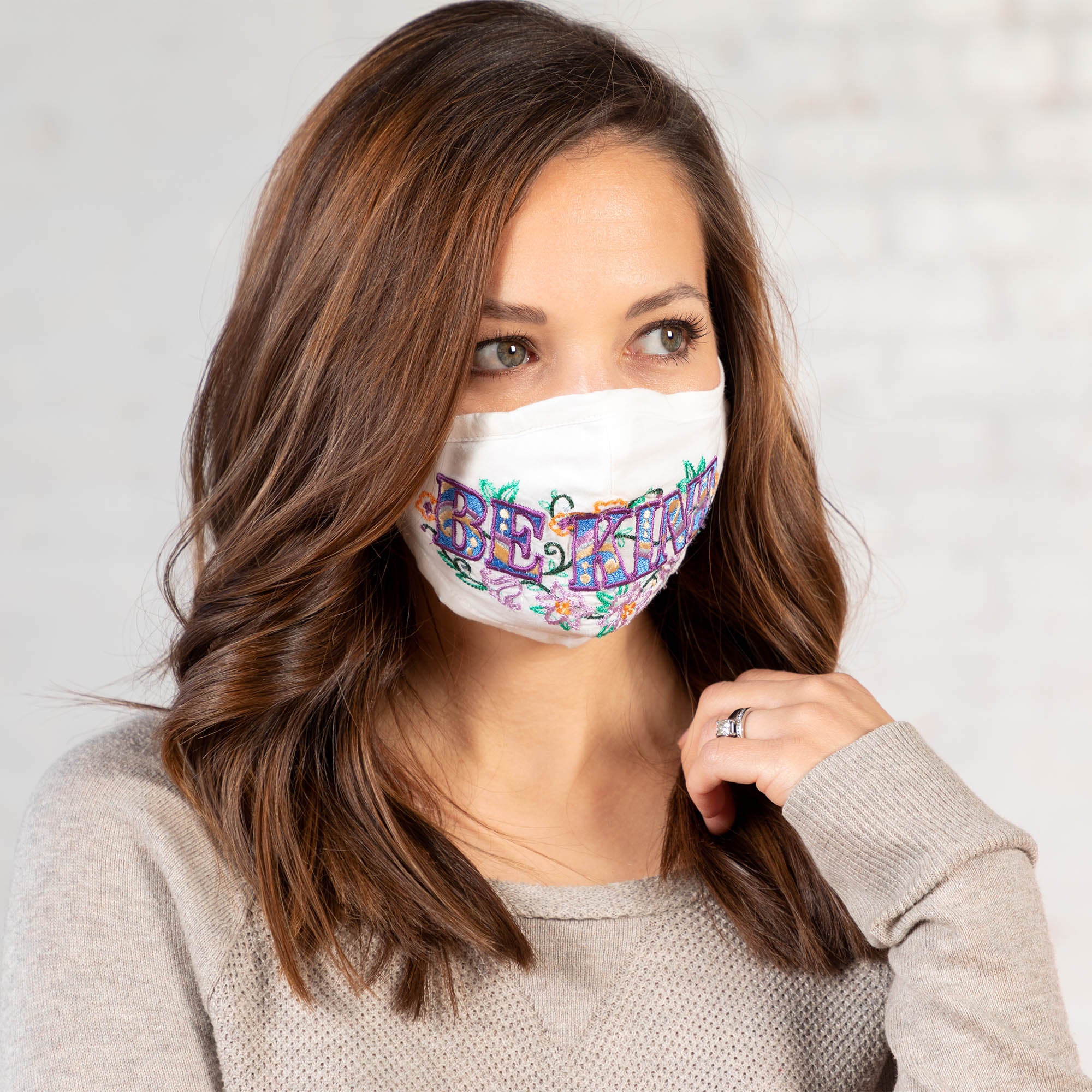 Read My Lips Embroidered Face Mask - Image 6