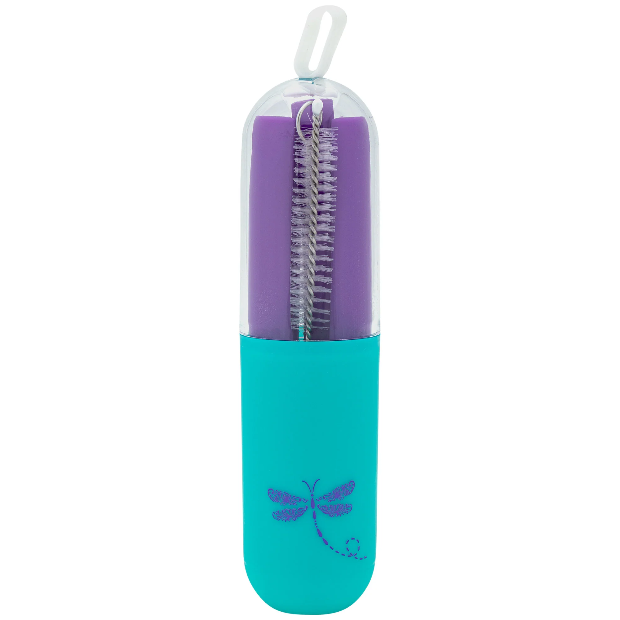 Silicone Straw Set with Brush - Image 4