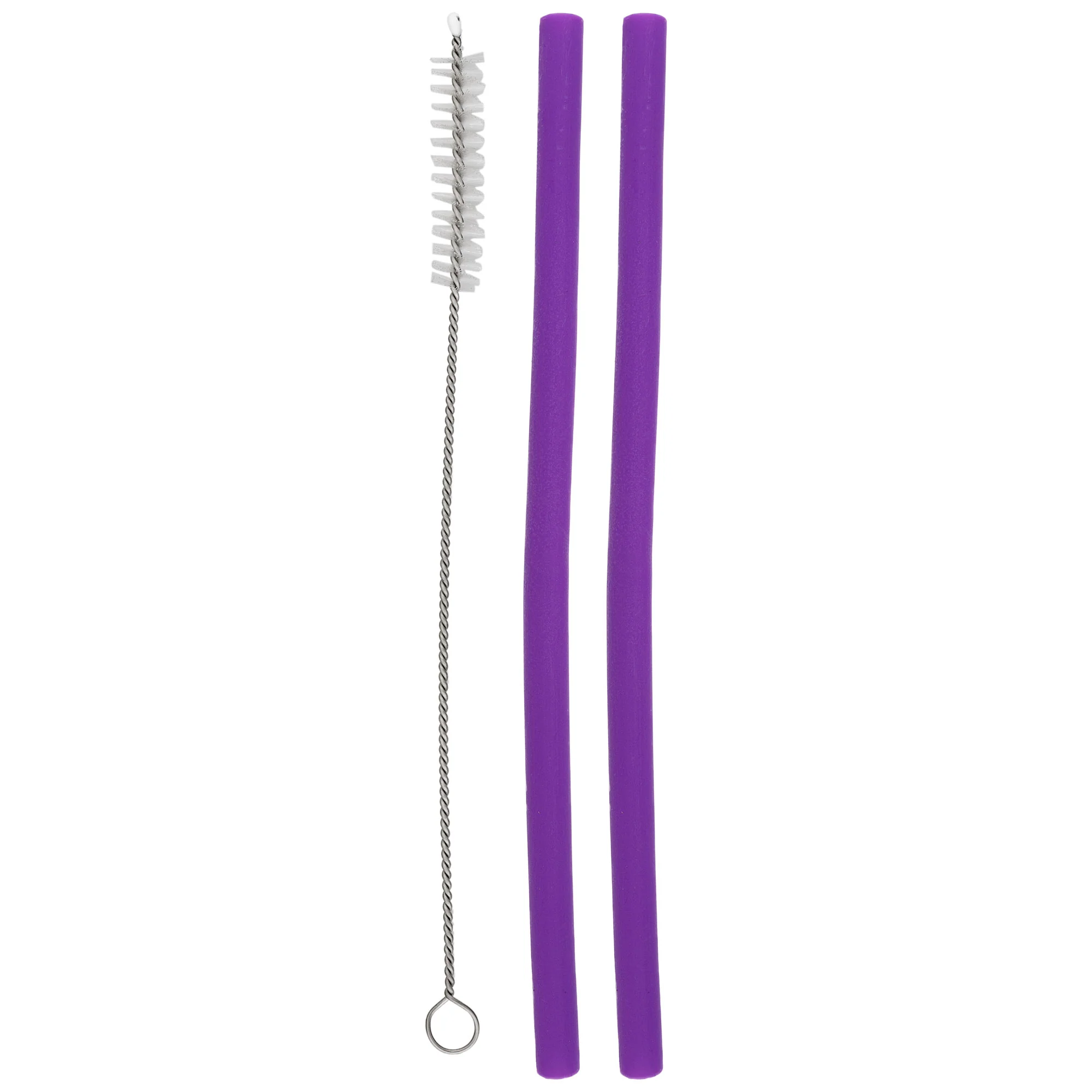 Silicone Straw Set with Brush - Image 5