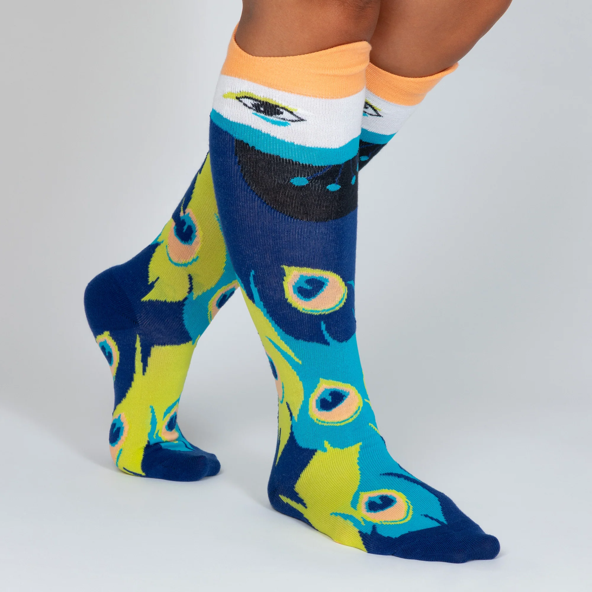 Peacock Knee High Socks - Image 2