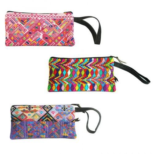 Upcycled Huipil Wristlet - Image 3
