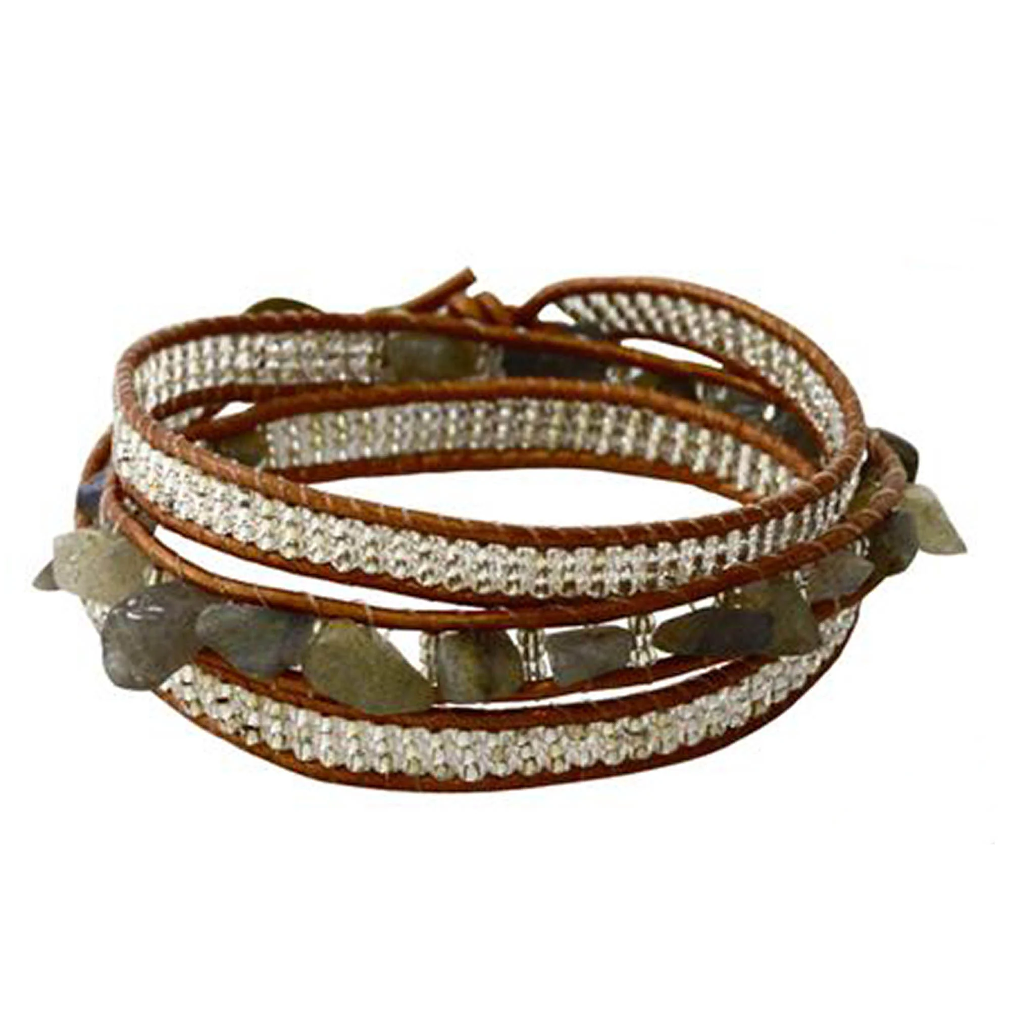 Stone 3x Wrap Sky Collection Bracelet - Image 2