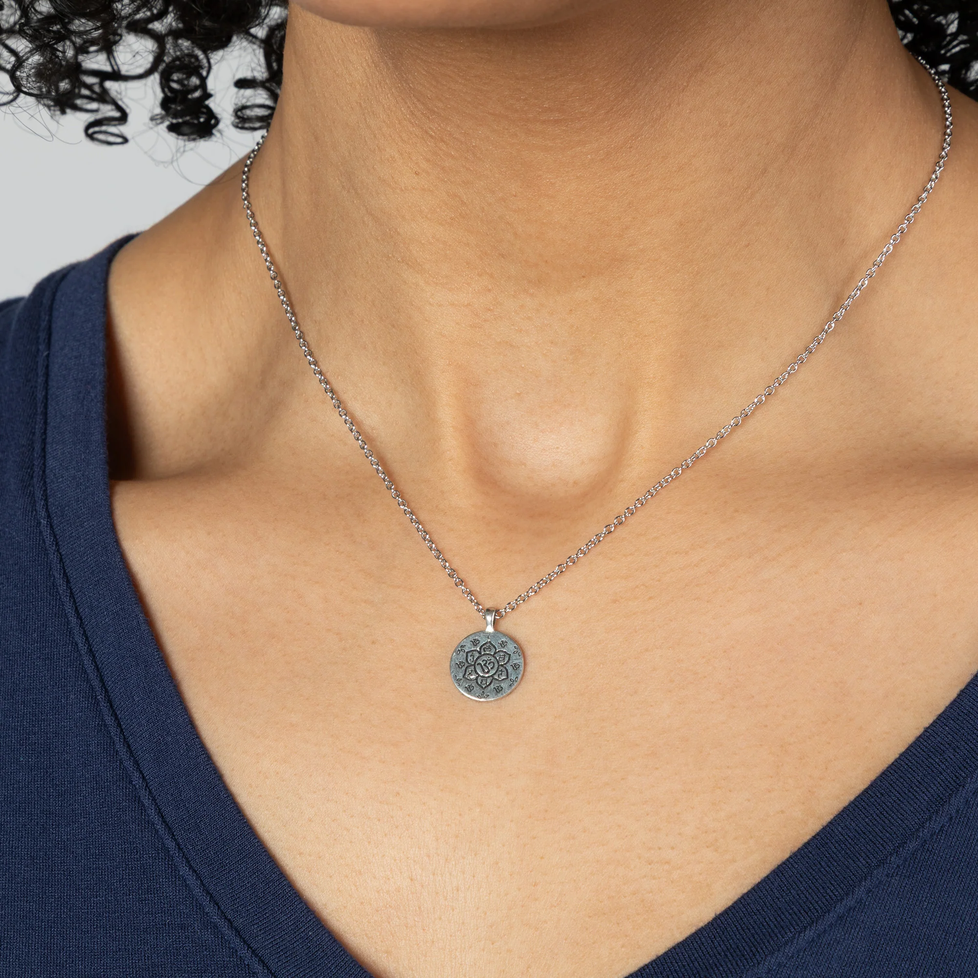 Mindfully Living Pewter Necklace - Image 12