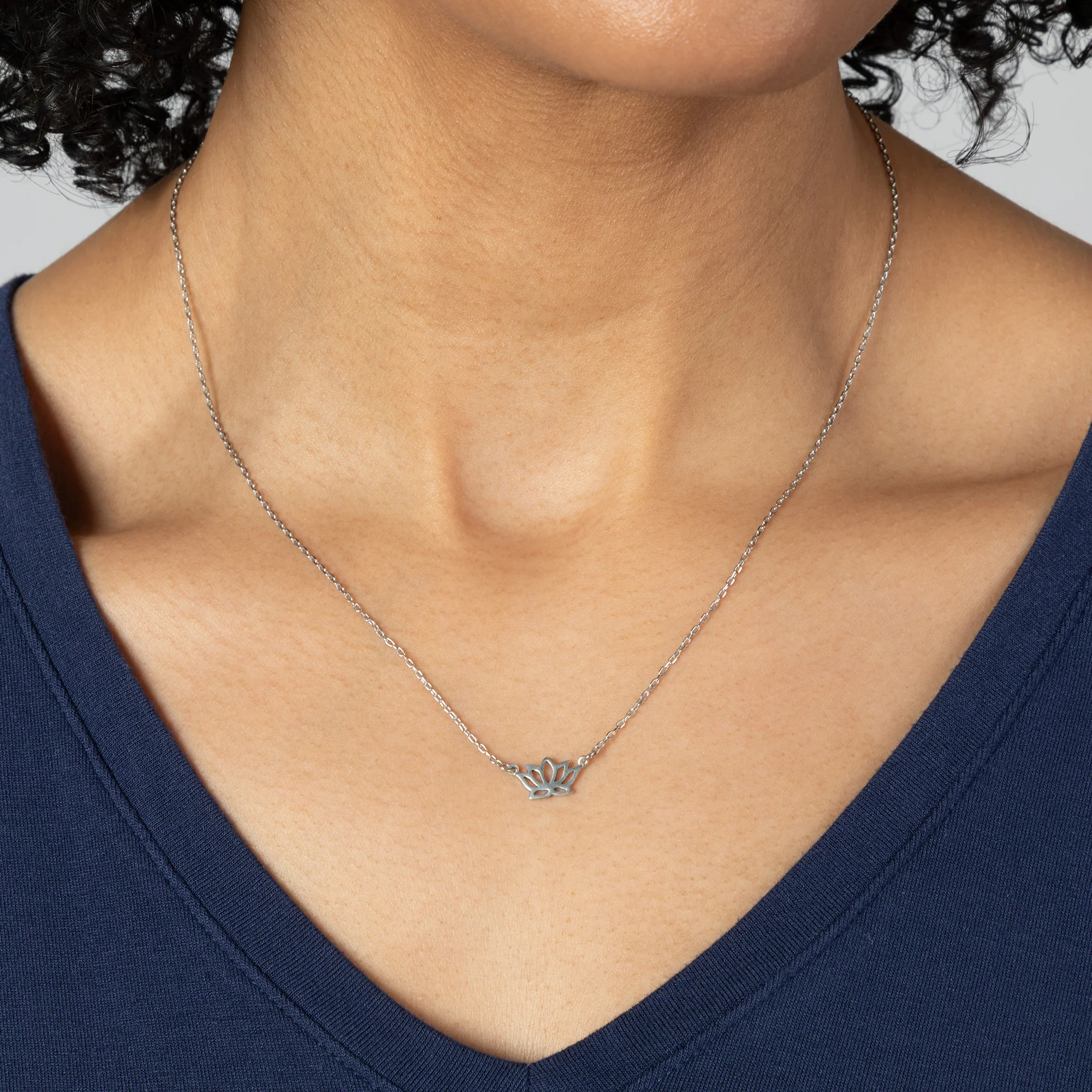 Mindfully Living Pewter Necklace - Image 16