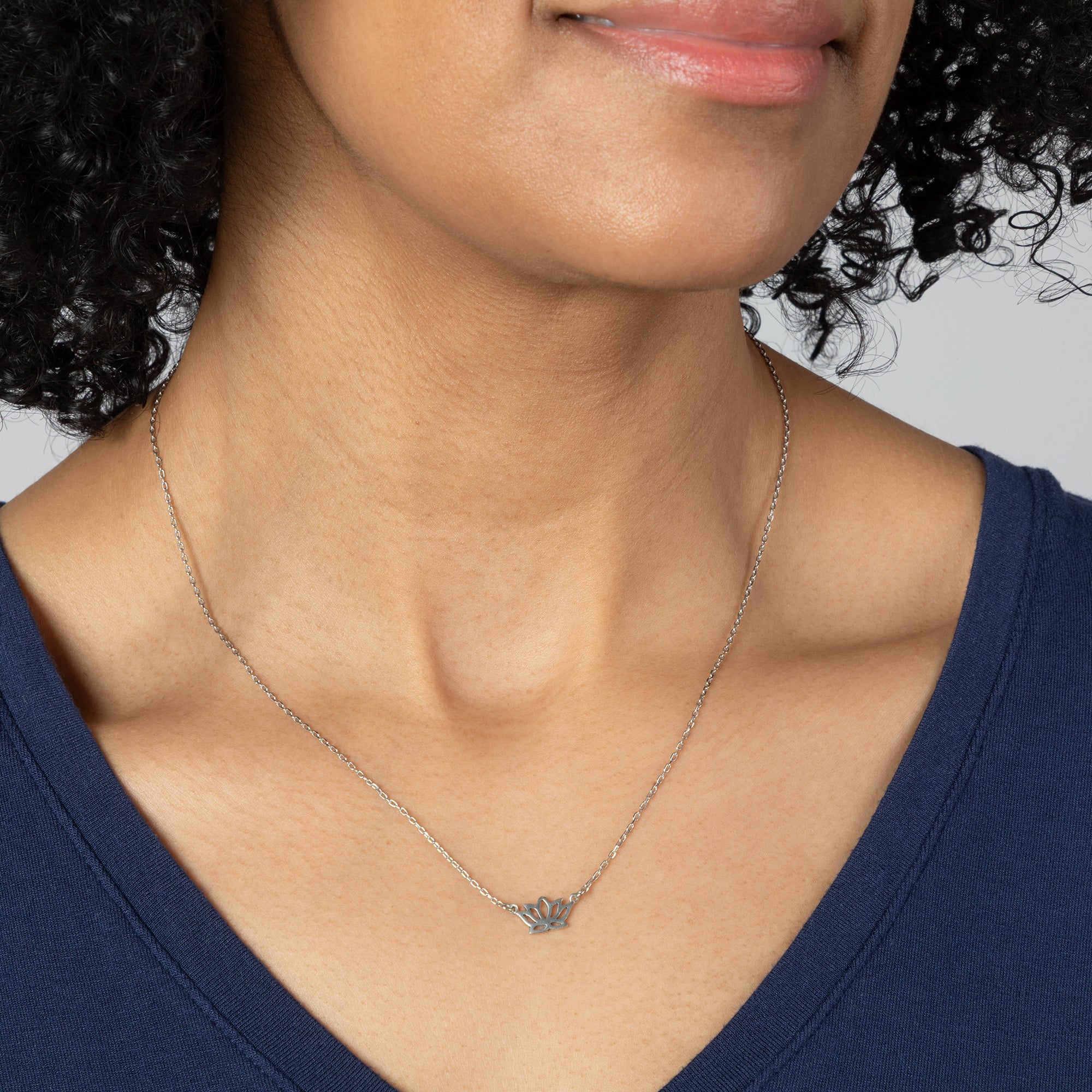 Mindfully Living Pewter Necklace - Image 17