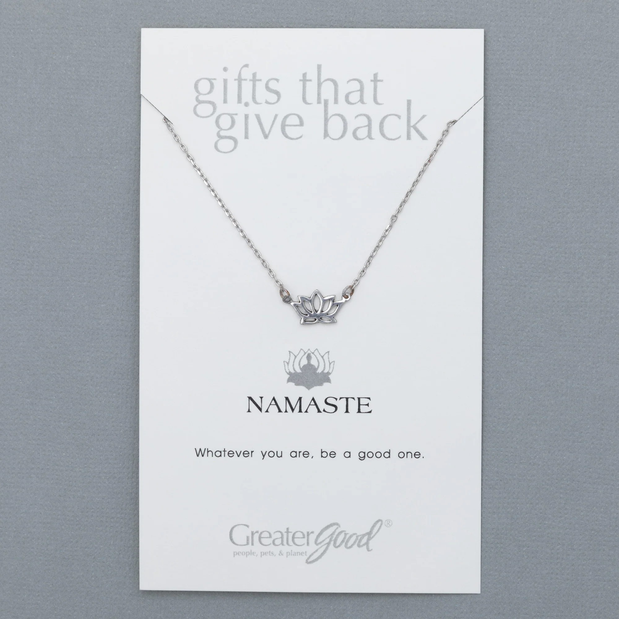 Mindfully Living Pewter Necklace - Image 18