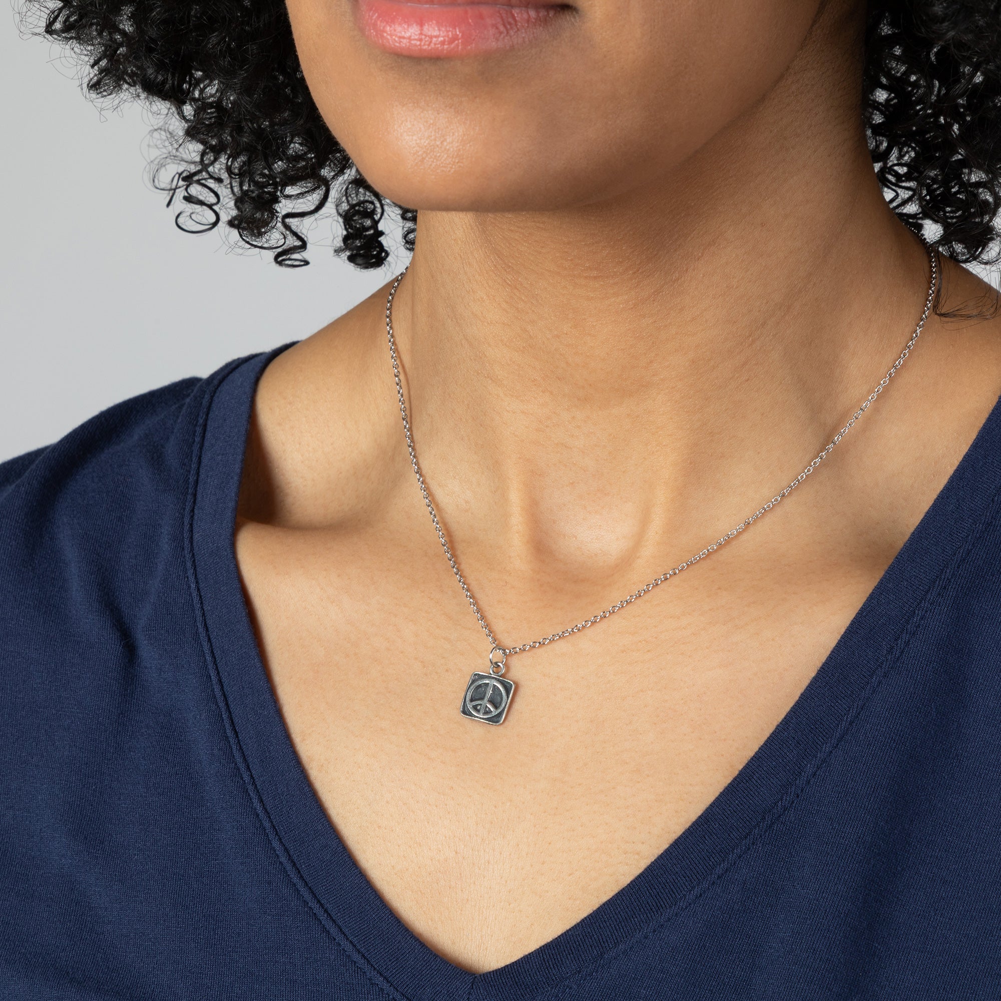 Mindfully Living Pewter Necklace - Image 25