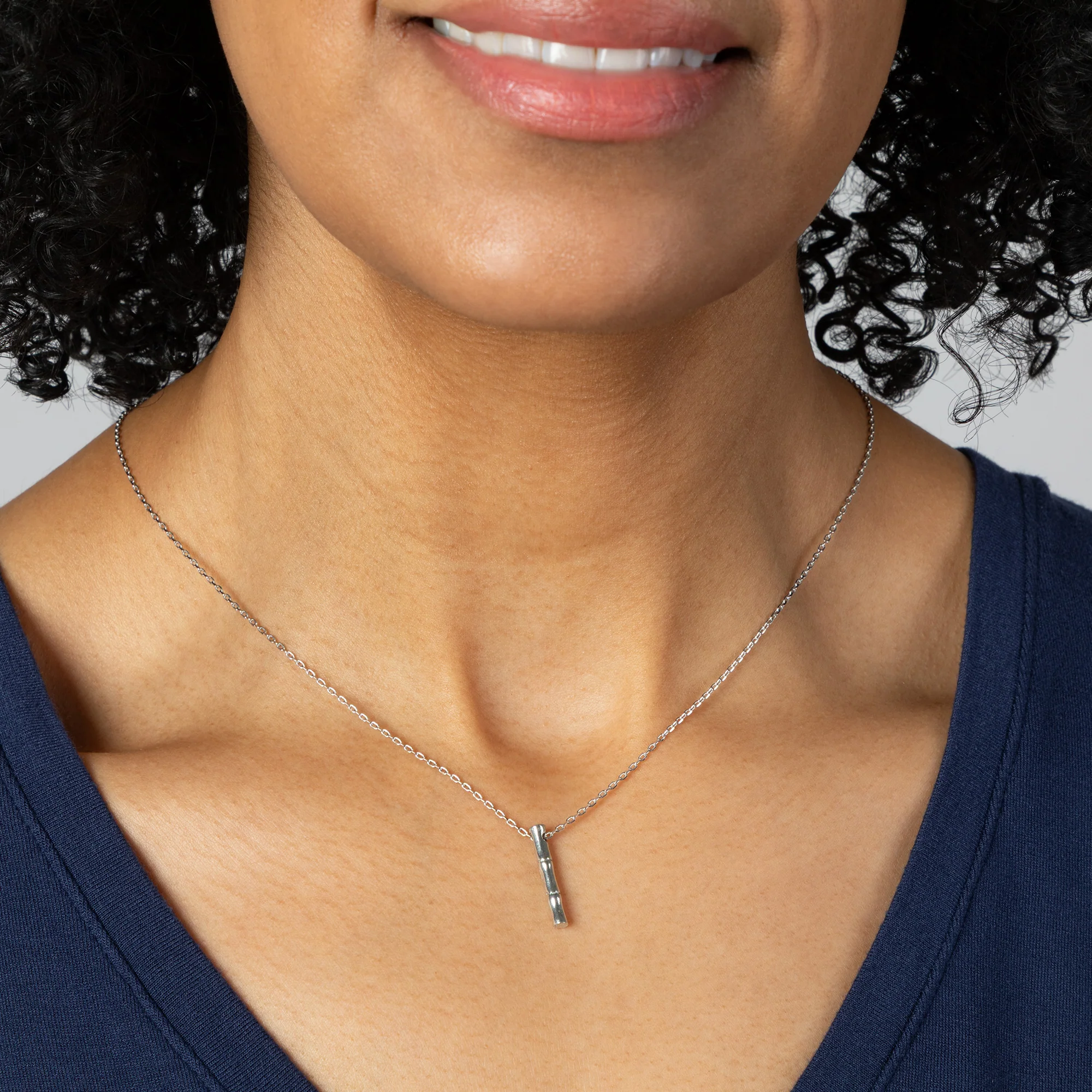 Carry a Little Luck Pewter Necklace - Image 2