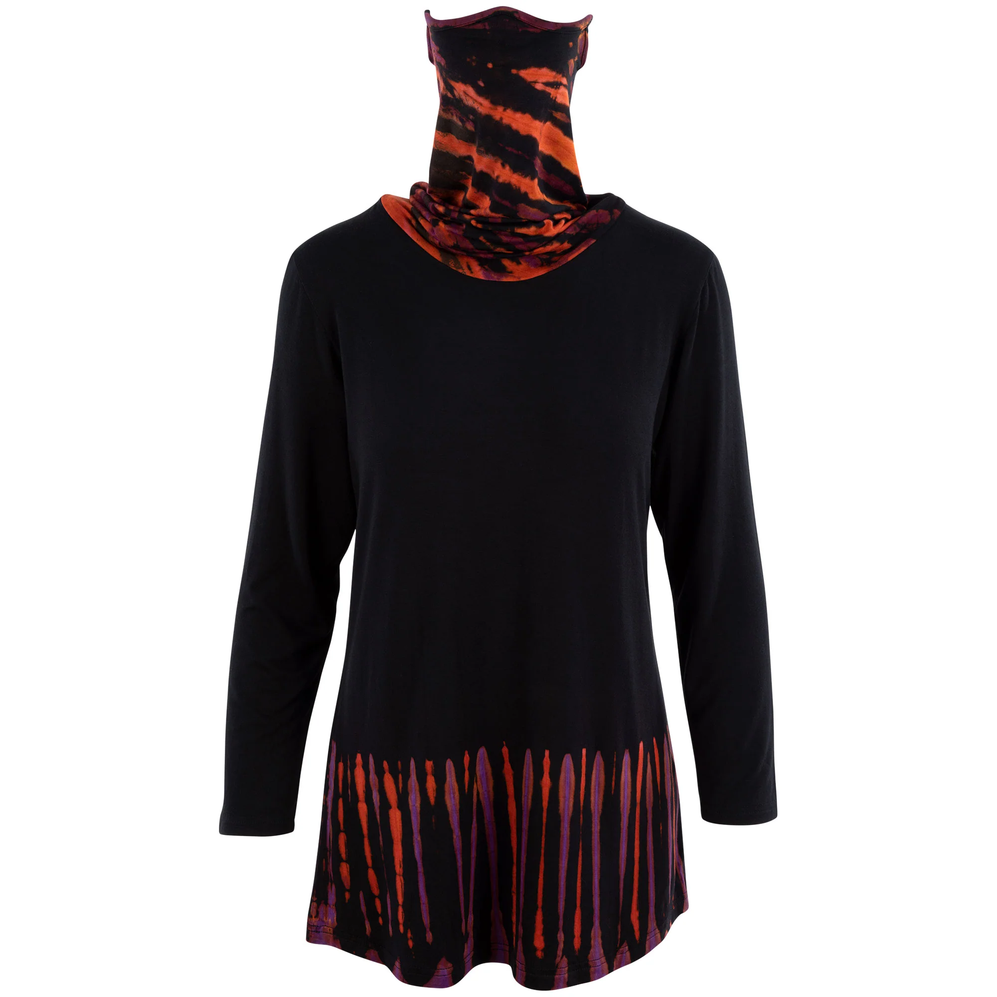 Tie-Dye Tunic with Face Mask - Image 12