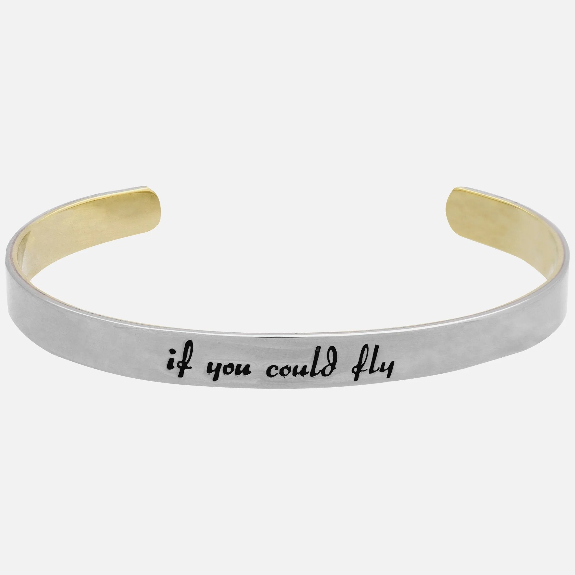 If You Could Fly Mixed Metals Cuff Bracelet - Image 2