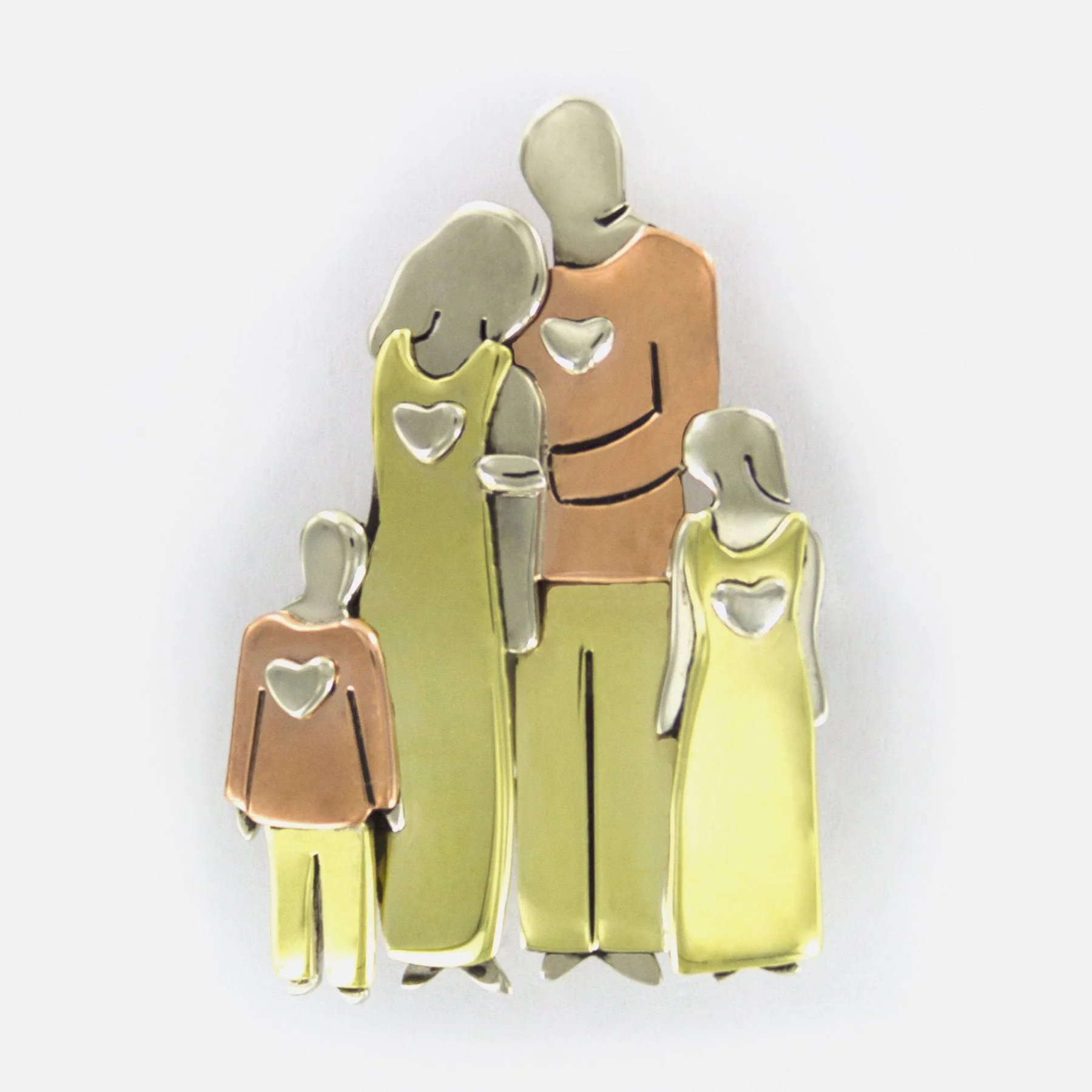 Family Mixed Metals Pin - Image 2