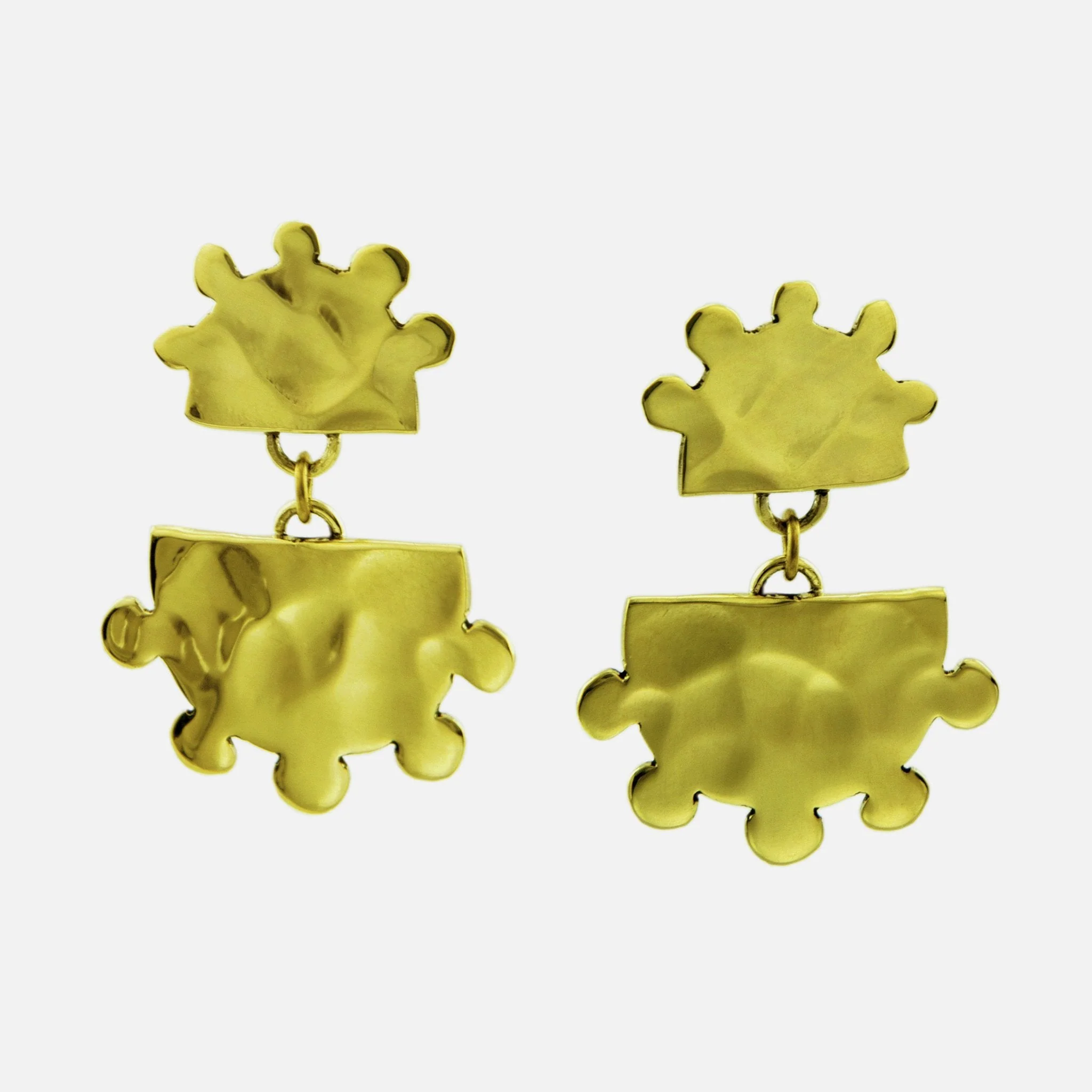 Acapulco Hammered Post Earrings - Image 2