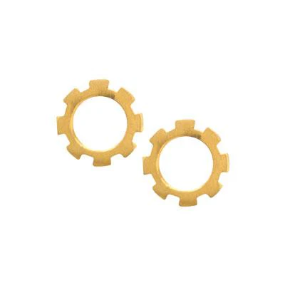 Activating Gold-Plated Post Earrings - Image 2