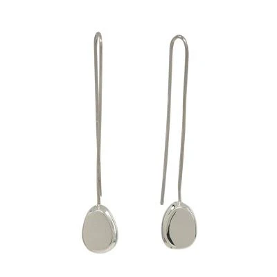 Balanced Sterling Silver Long Earrings - Image 3