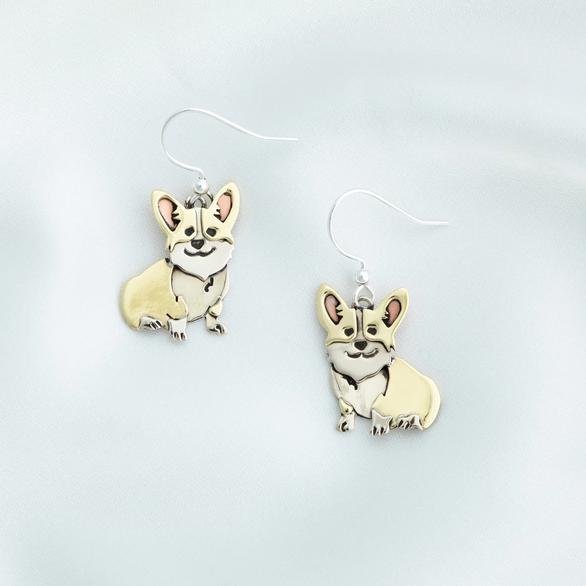 Sterling Silver Dangle Dog Earrings - Image 7