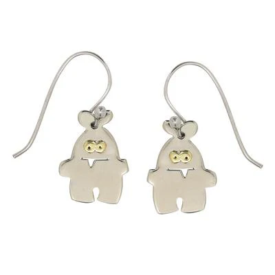 Luvinx Emoti Silver Earrings - Image 2