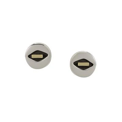 Night Niu Mixed Metal Post Earrings - Image 2
