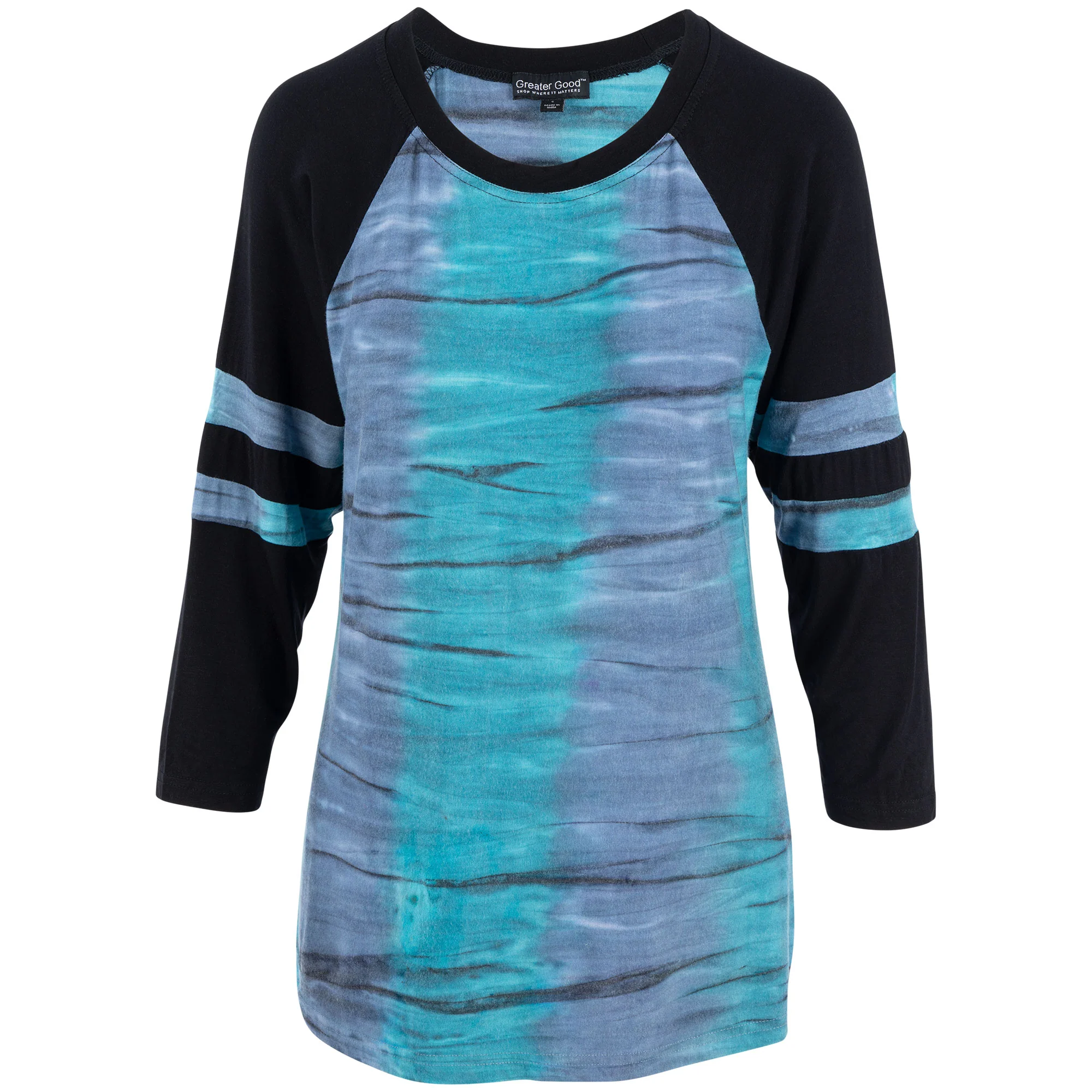 Safari Blue Raglan Top - Image 4