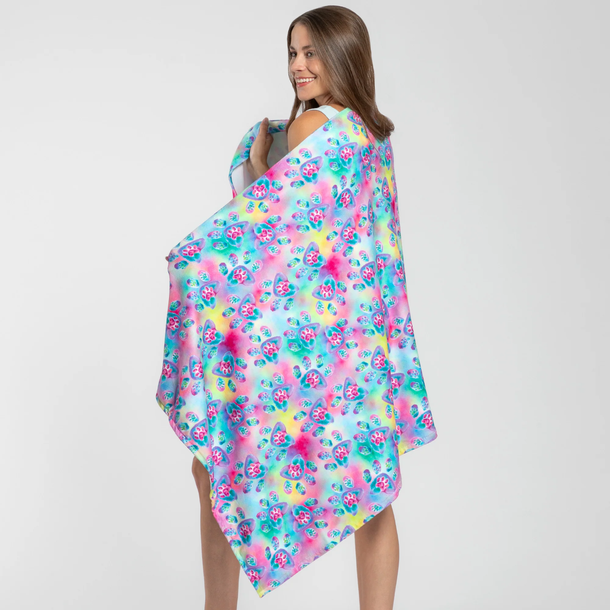 Paw Print Oversized Beach Towel - Image 13