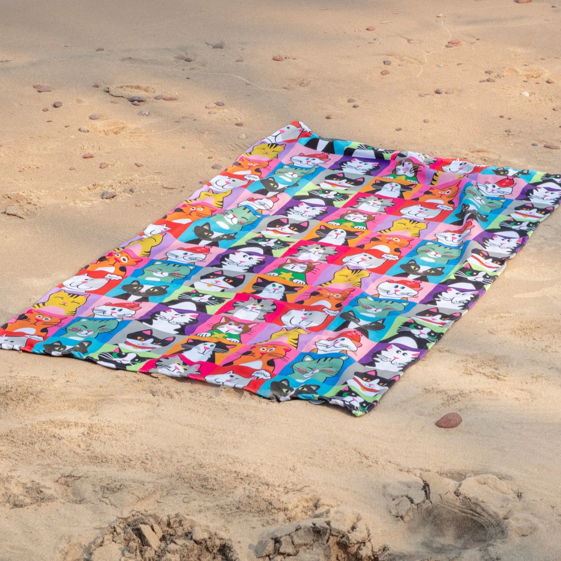 Paw Print Oversized Beach Towel - Image 8
