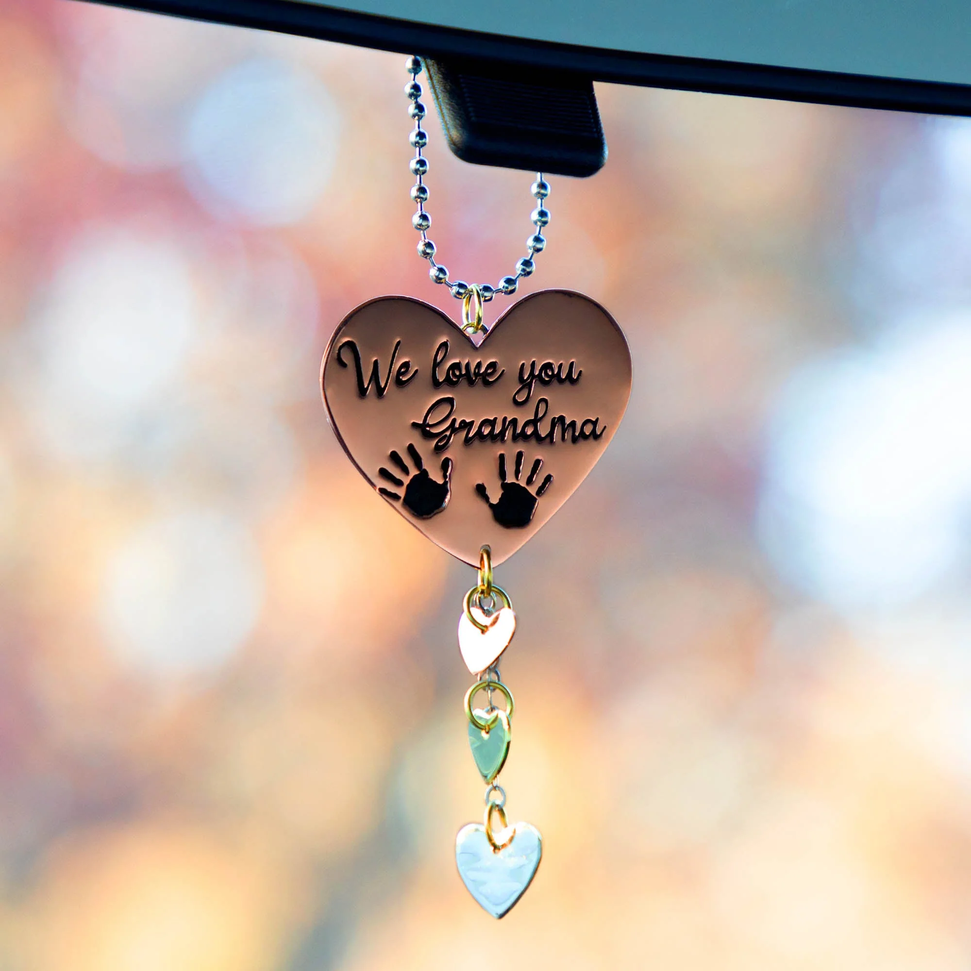Best Grandma Mixed Metal Car Charm - Image 4