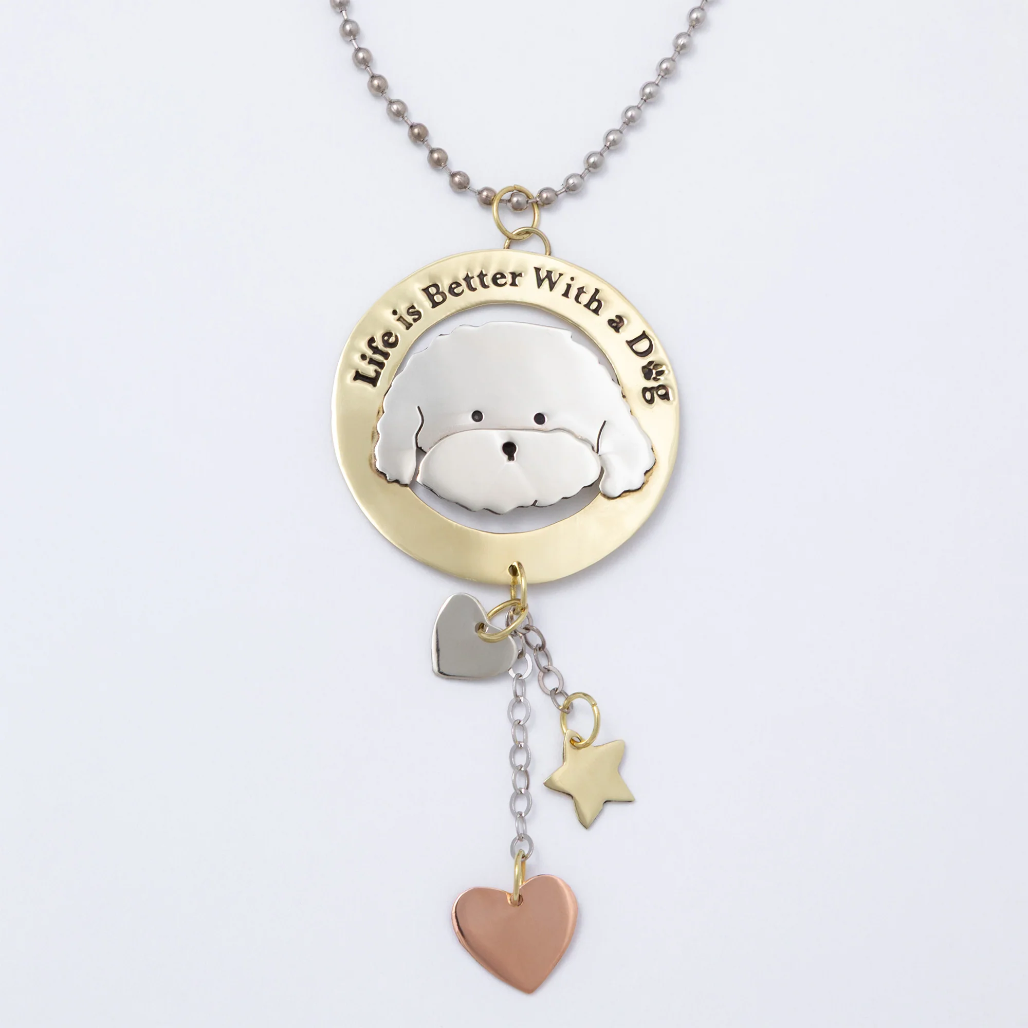 Pet Parent Mixed Metal Car Charm - Image 25