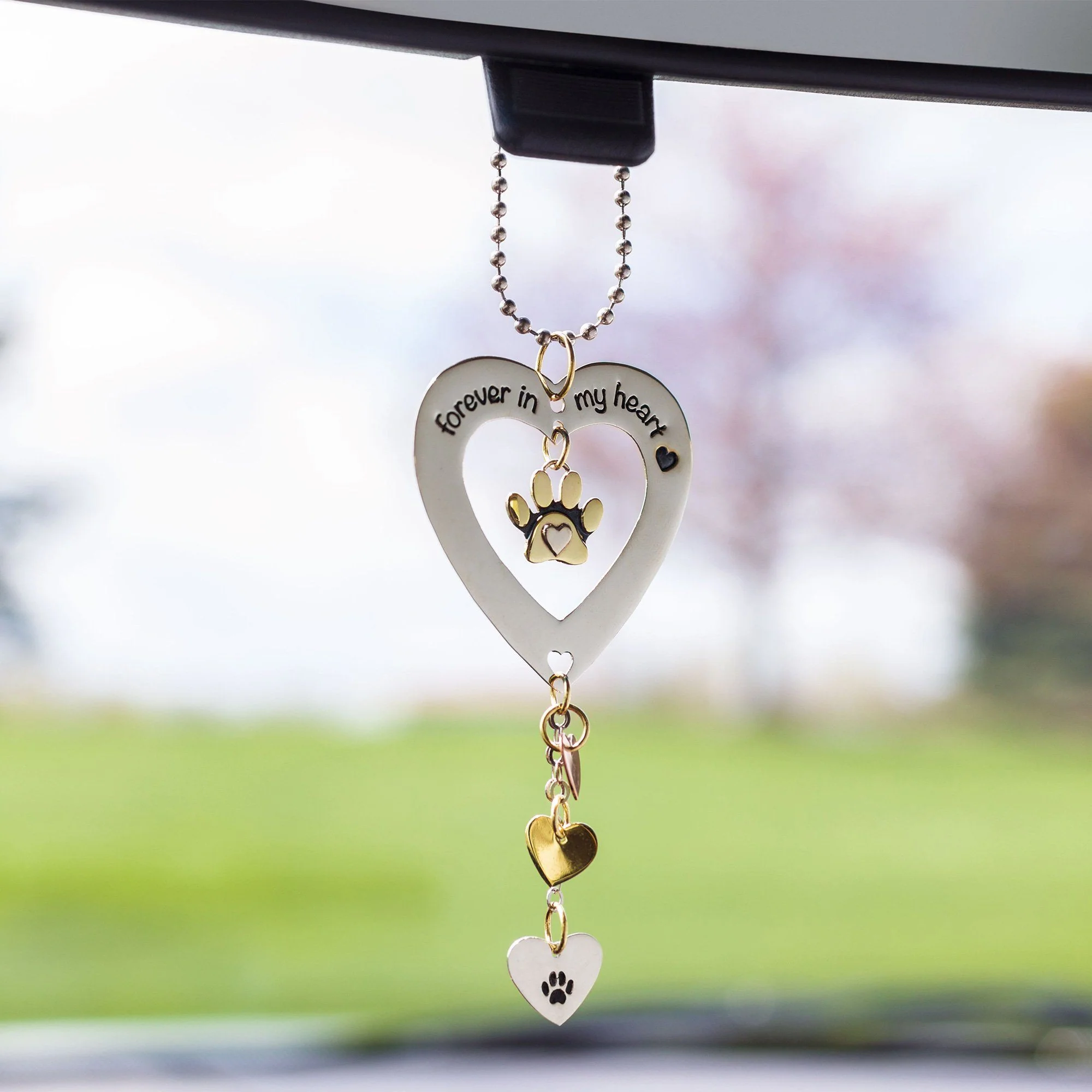 Pet Parent Mixed Metal Car Charm - Image 6