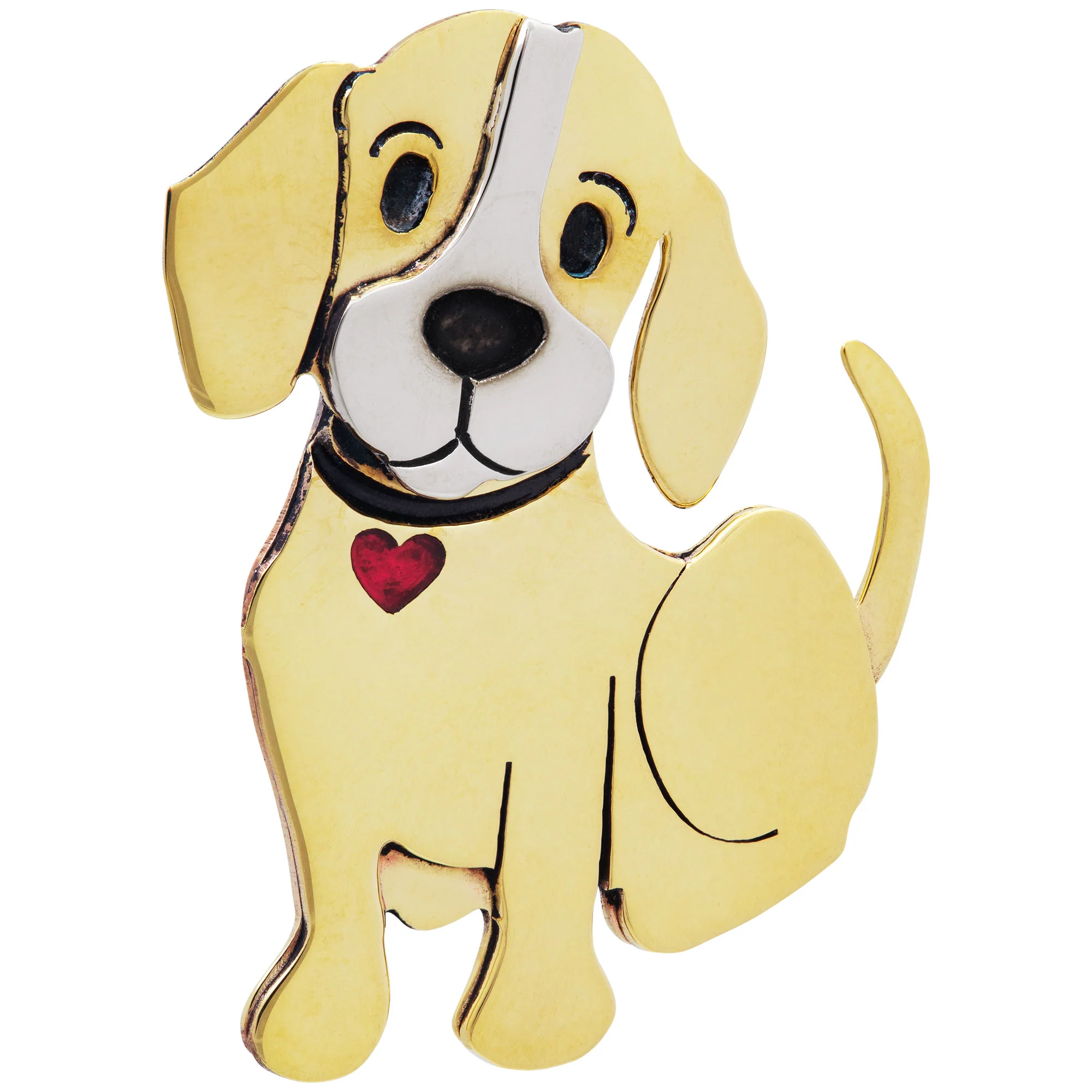 My Sweet Boy Mixed Metal Dog Pin - Image 3