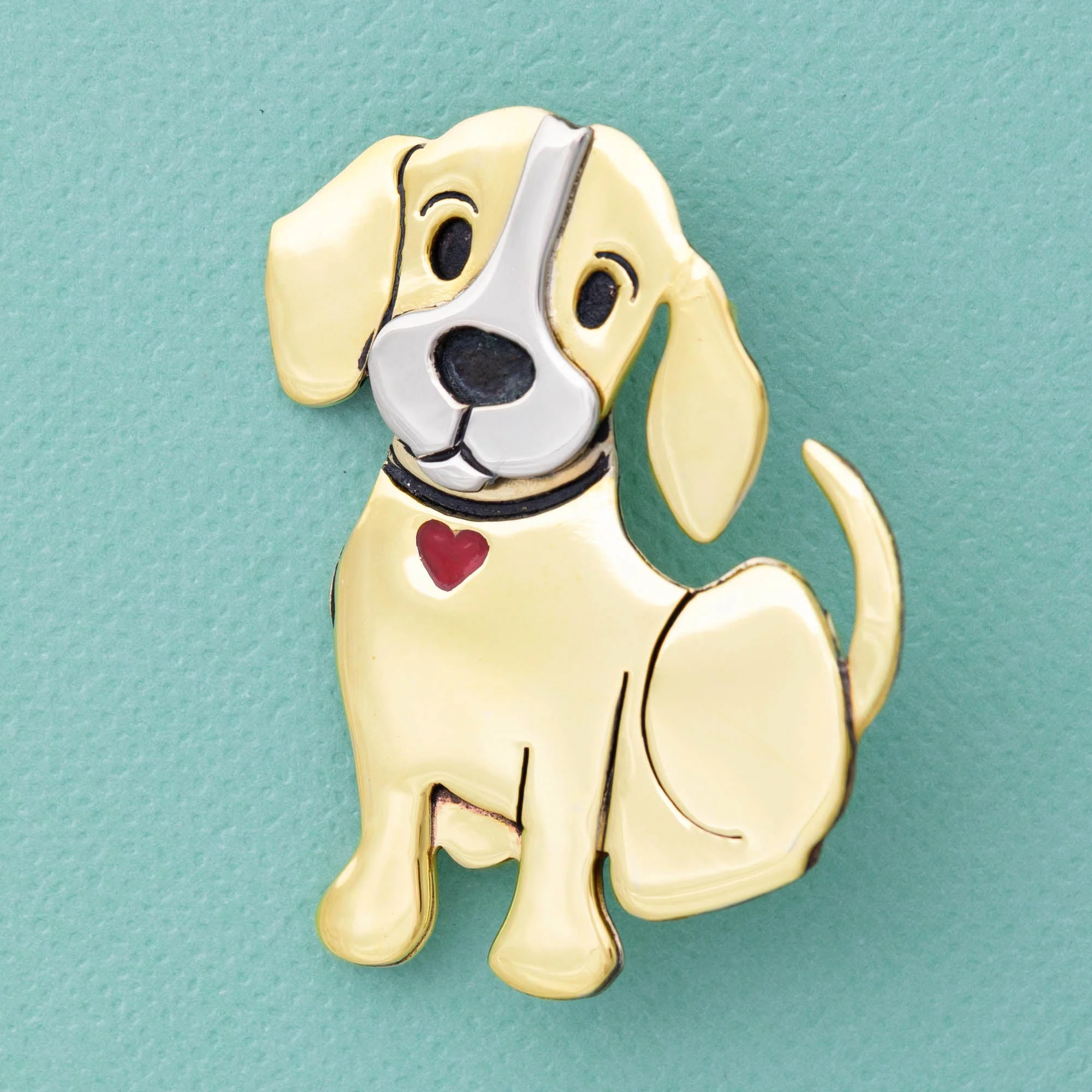 My Sweet Boy Mixed Metal Dog Pin - Image 4