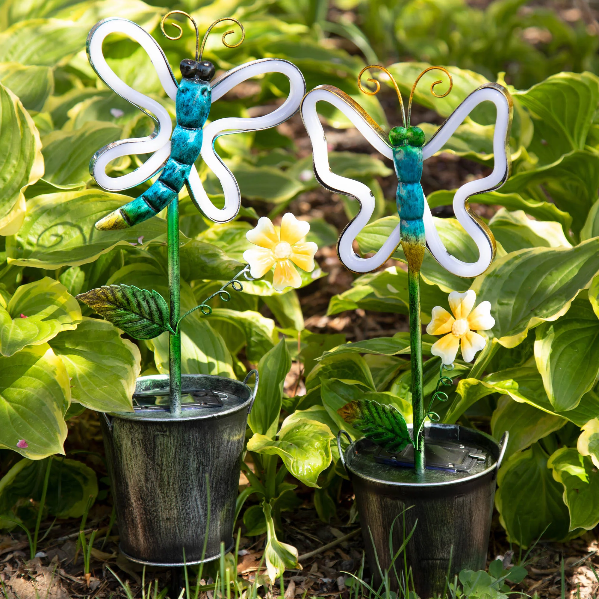 Neon Fluttering Friends Solar Light - Image 5