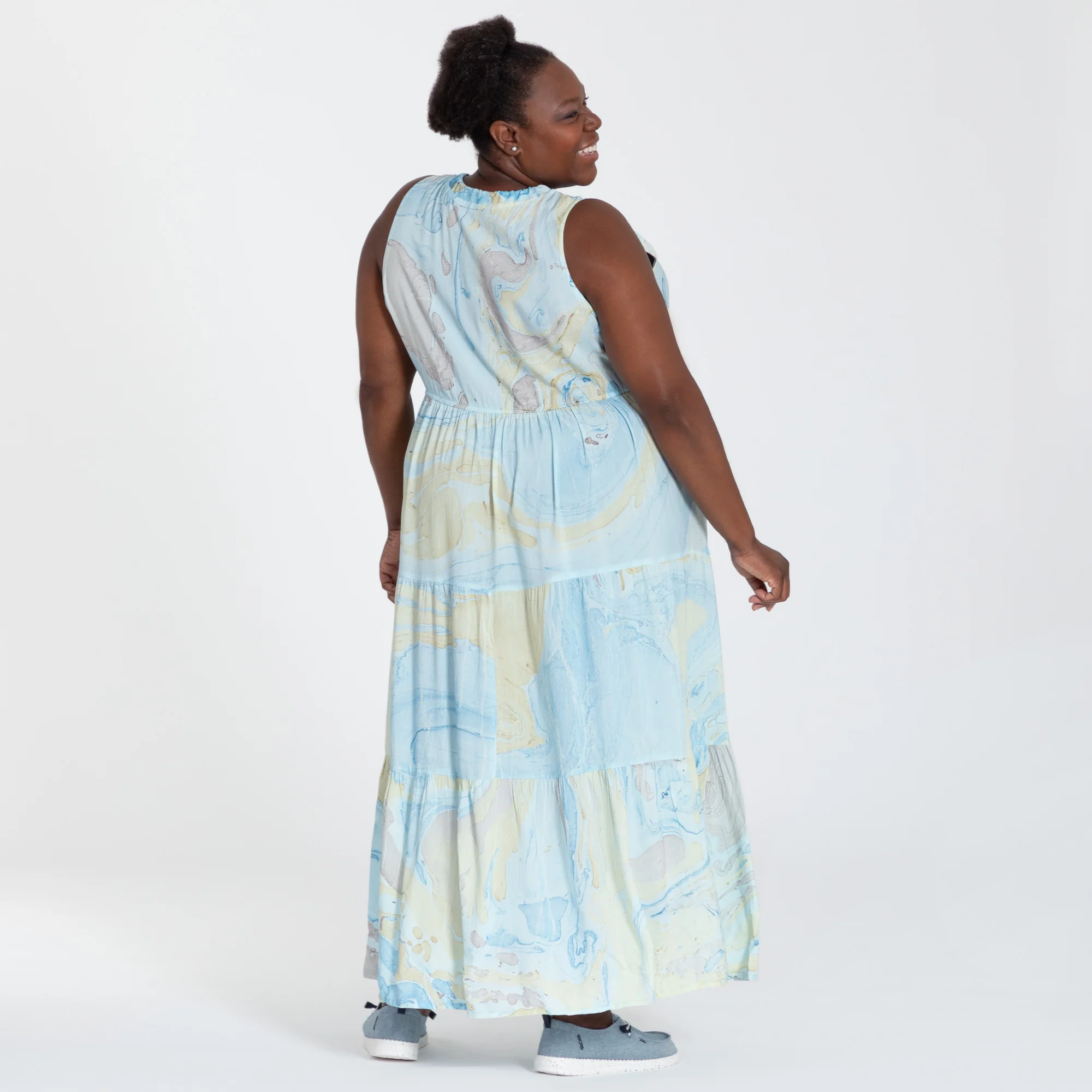 Saltwater Swirl Long Dress - Image 9