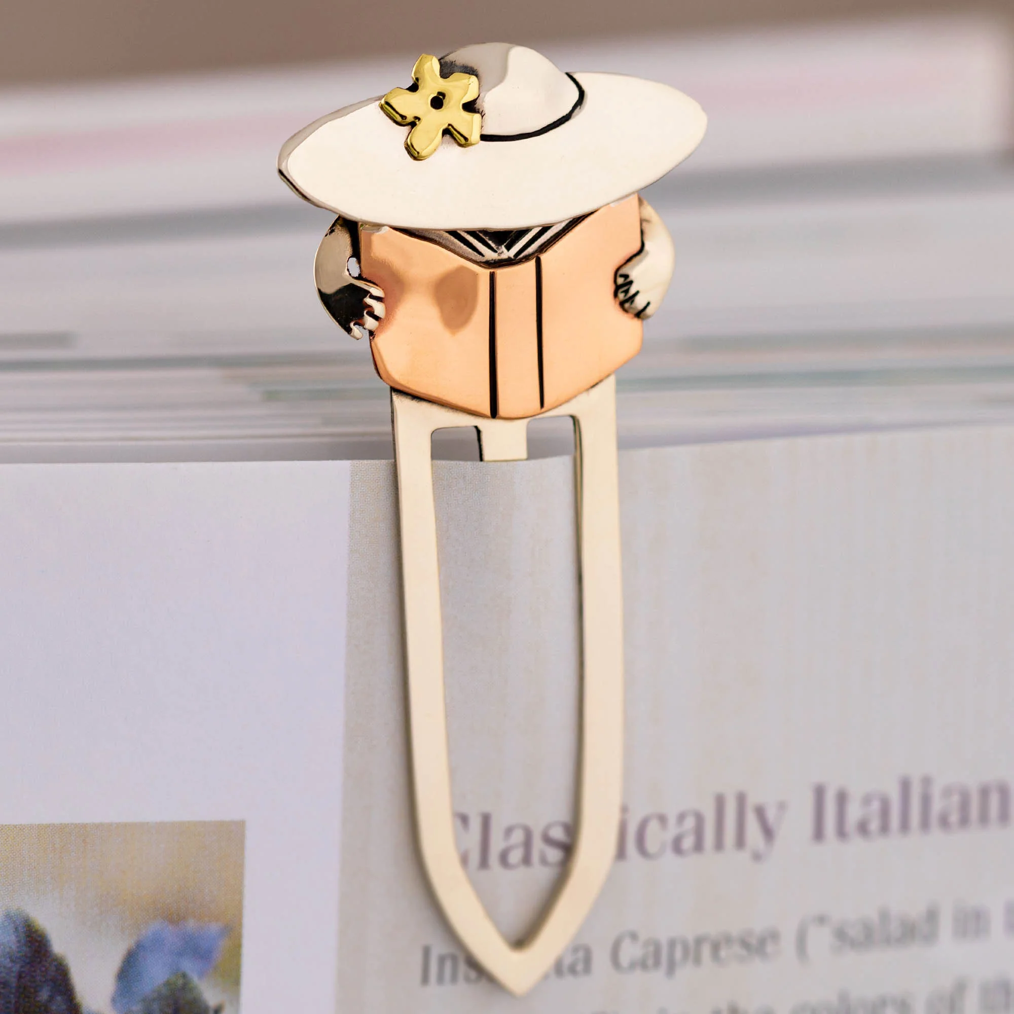 Pet Book Lover Mixed Metal Bookmark - Image 10