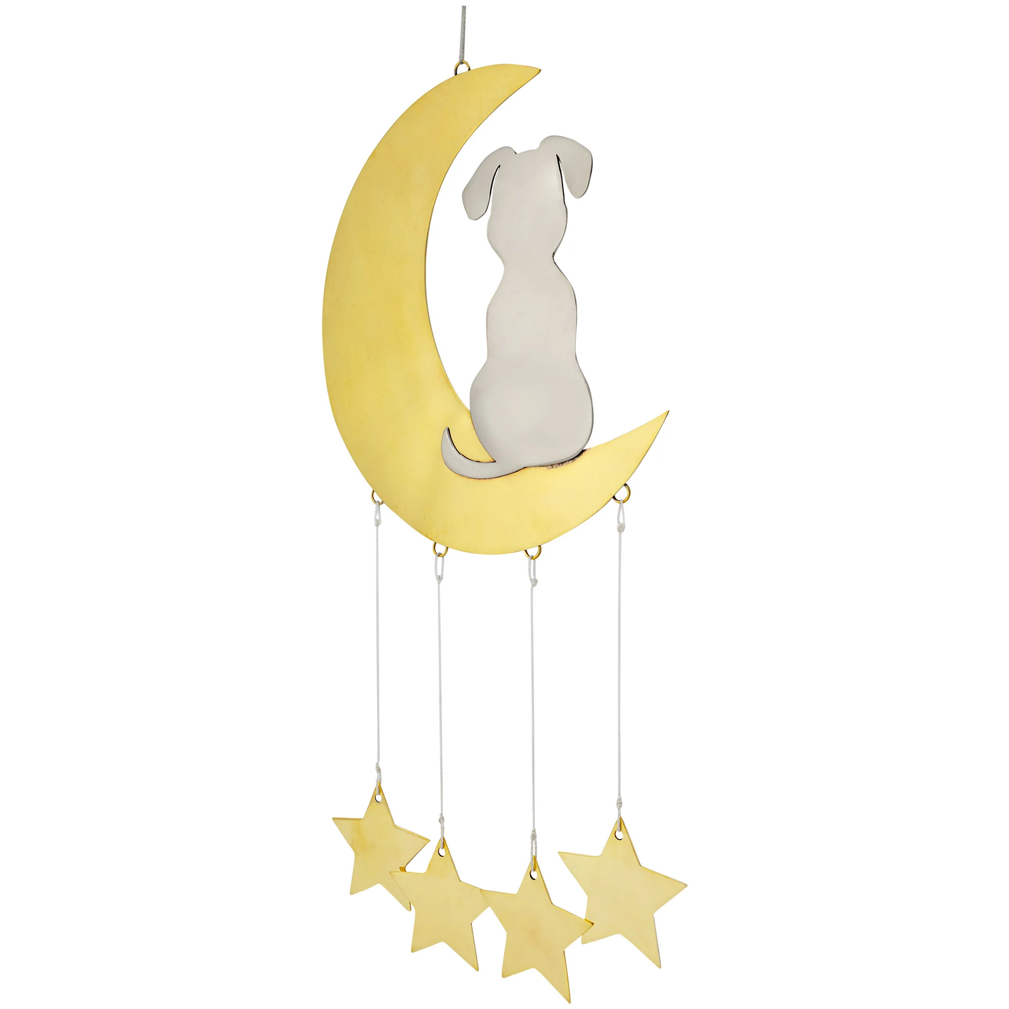 Moonlight Dog Mixed Metal Wind Chime - Image 4