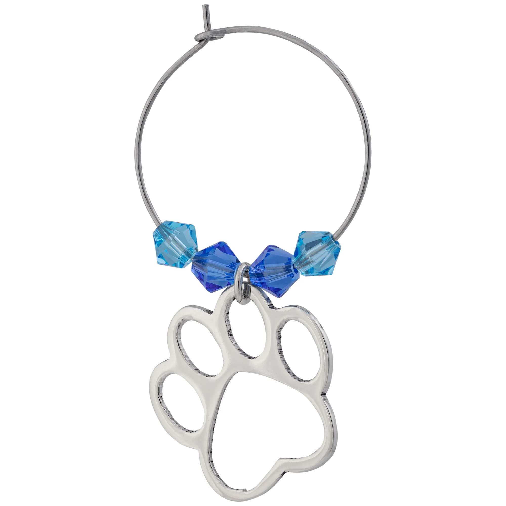 Paw Prints Wine Charms - Set of 4 - Image 3