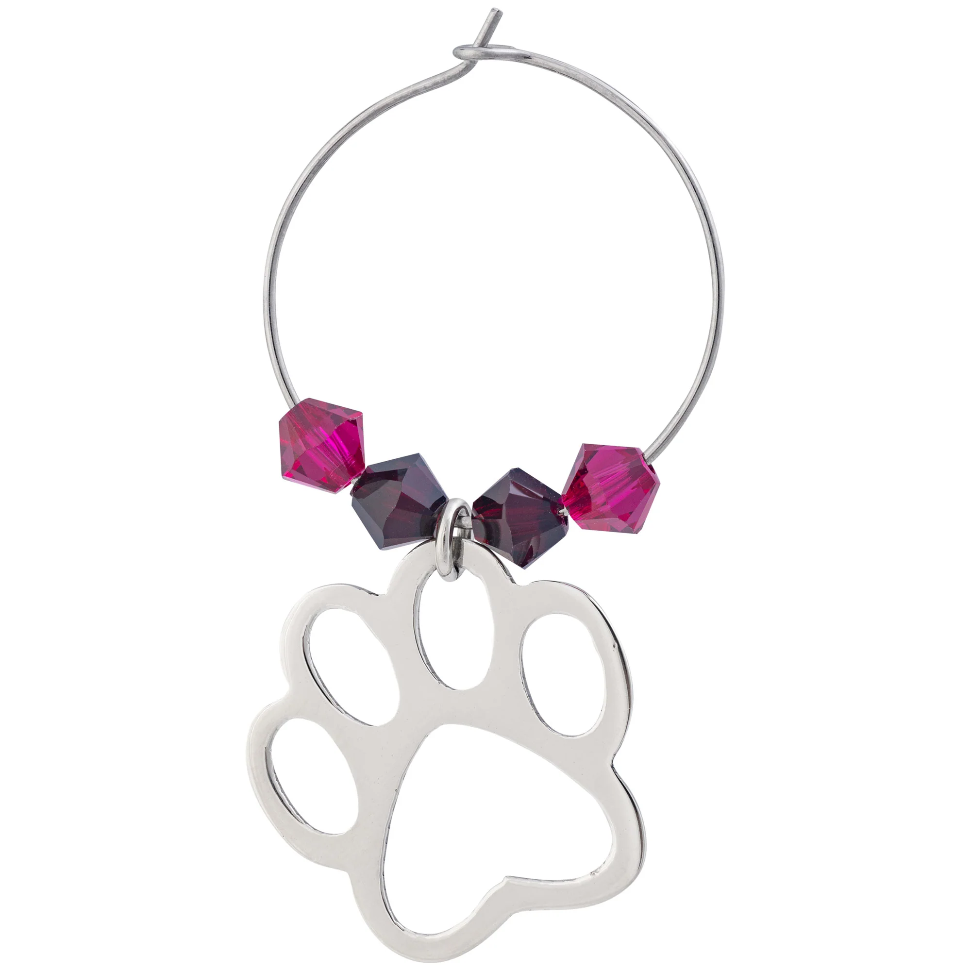 Paw Prints Wine Charms - Set of 4 - Image 4