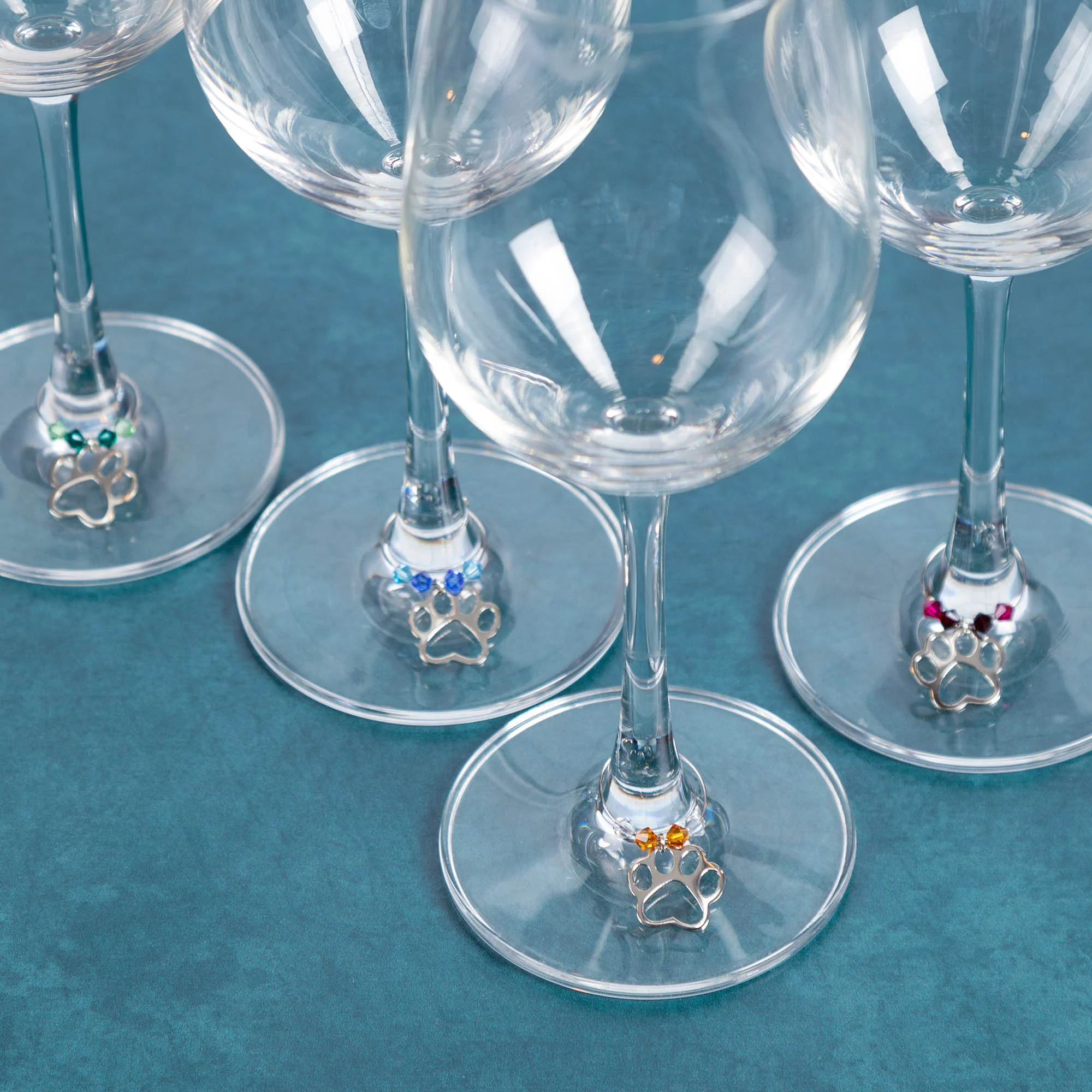 Paw Prints Wine Charms - Set of 4 - Image 7