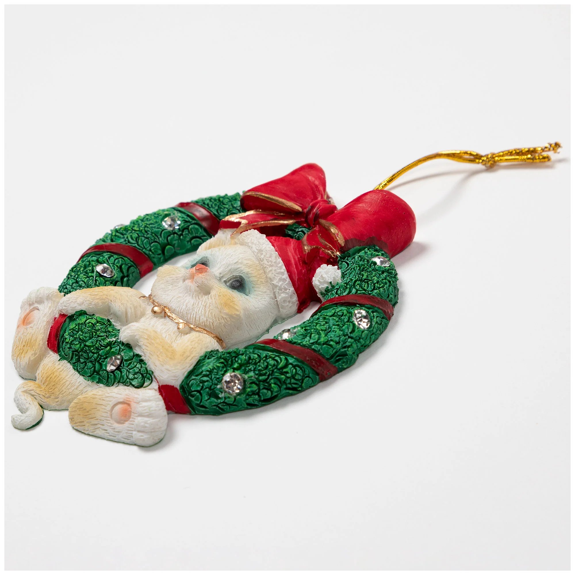 Merry Christmas Wreath Ornament - Image 5